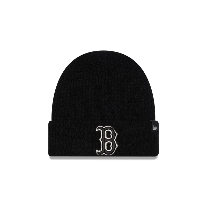 Boston Red Sox Cashmere Black Cuff Knit Hat sold by New Era