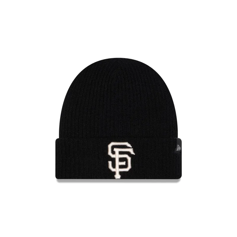 San Francisco Giants Cashmere Black Cuff Knit Hat sold by New Era
