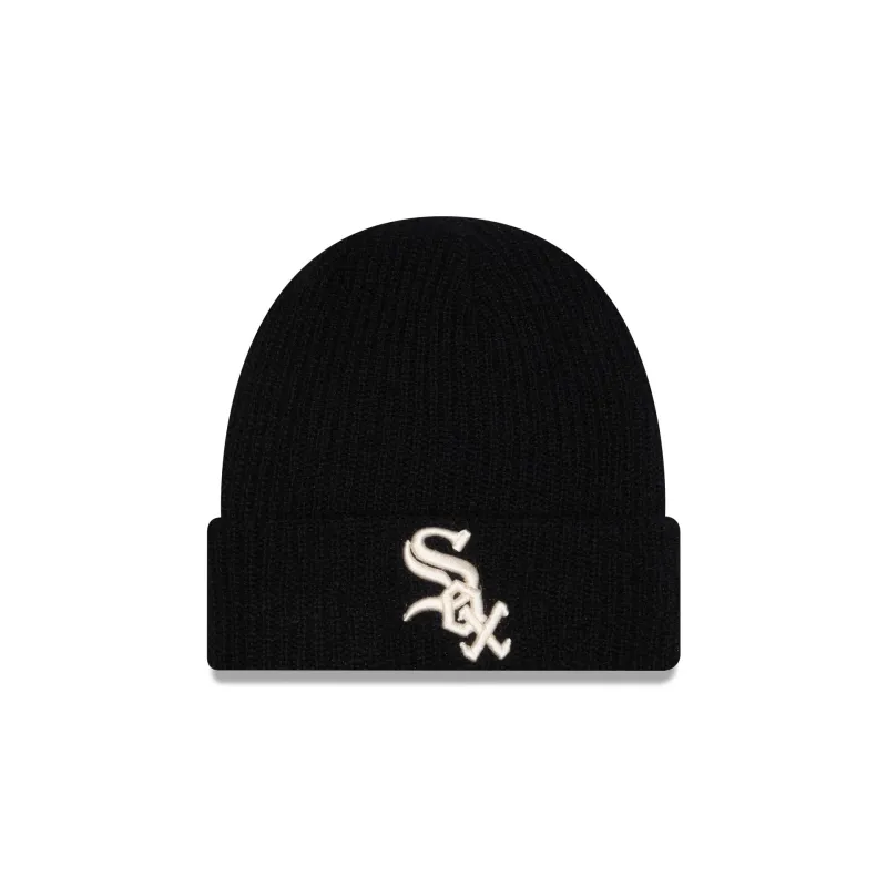 Chicago White Sox Cashmere Black Cuff Knit Hat sold by New Era