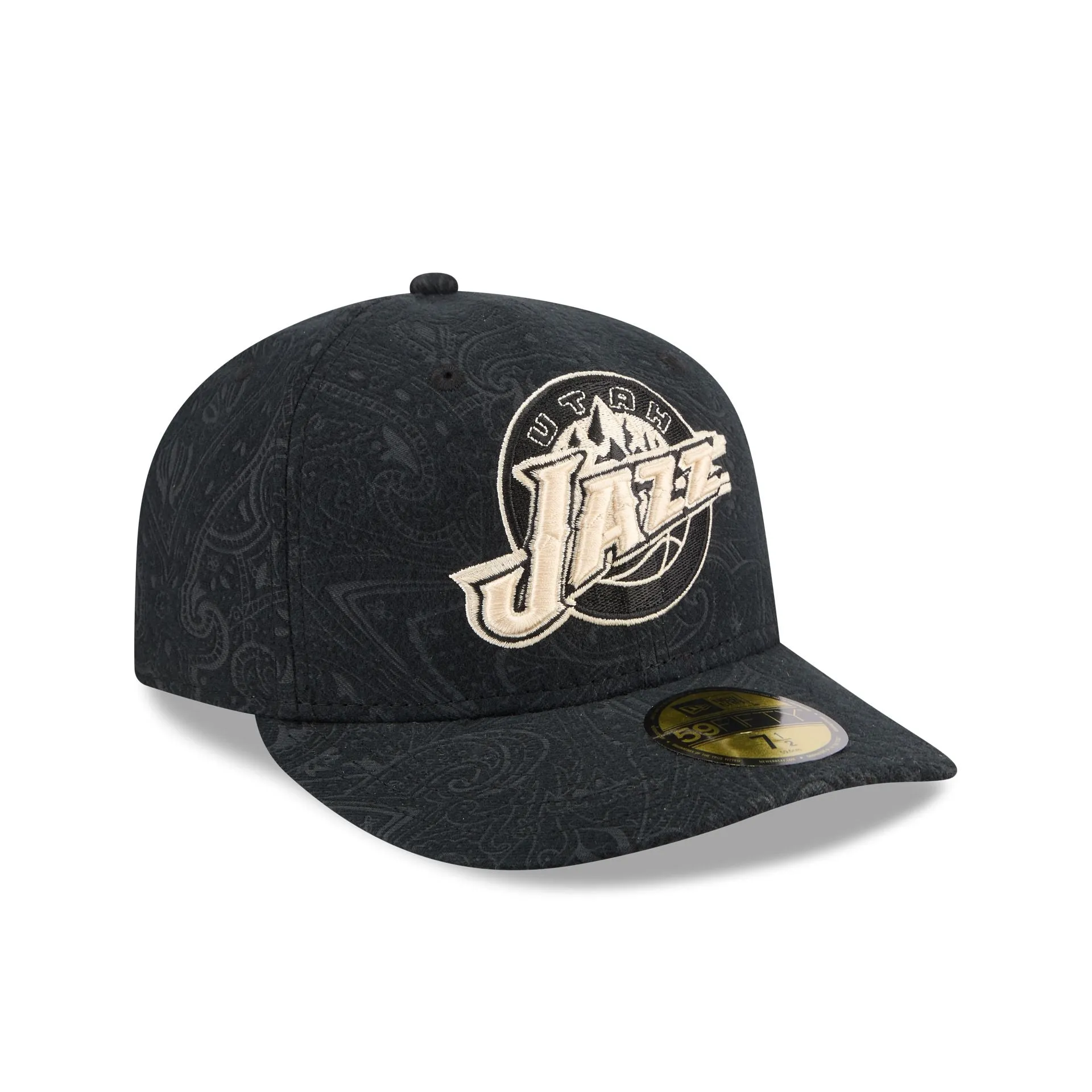 Utah Jazz Three Looms Brushed Cotton 59FIFTY Fitted Hat sold by New Era product image thumbnail 3