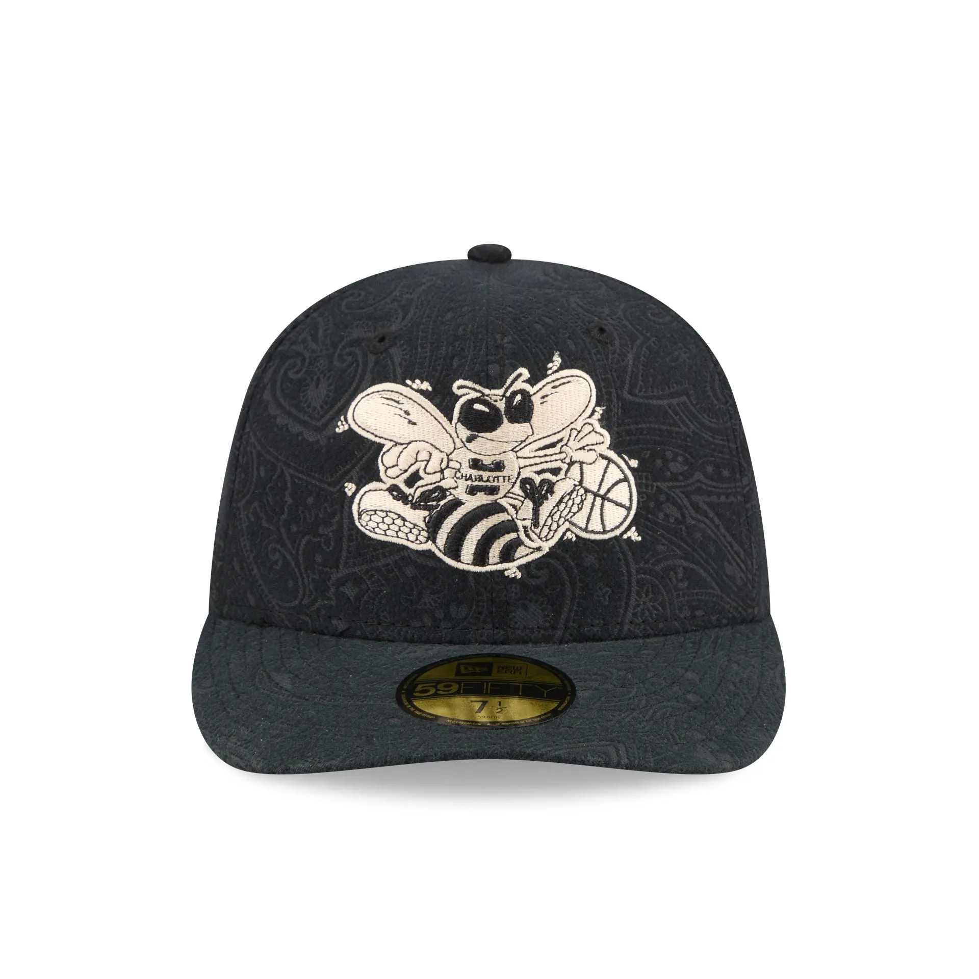 Charlotte Hornets Three Looms Brushed Cotton 59FIFTY Fitted Hat sold by New Era product image thumbnail 2