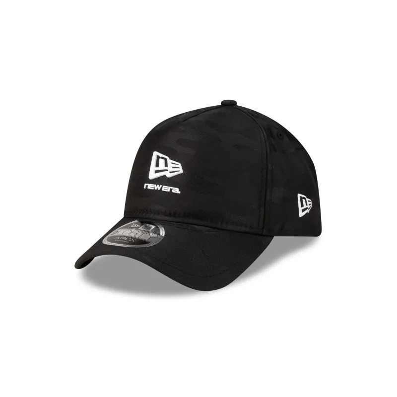 New Era Cap Reflective Camo Black 9FORTY APEX Snapback Hat made by New Era