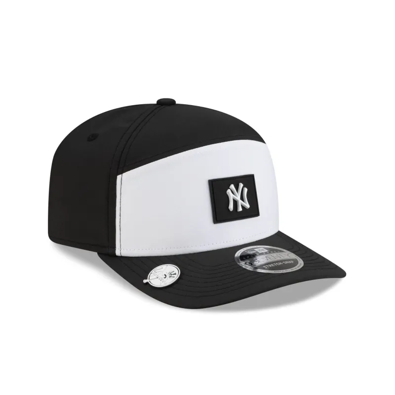 New York Yankees 2026 Clubhouse Black & White Split Panel 9SEVENTY Stretch-Snap Hat sold by New Era