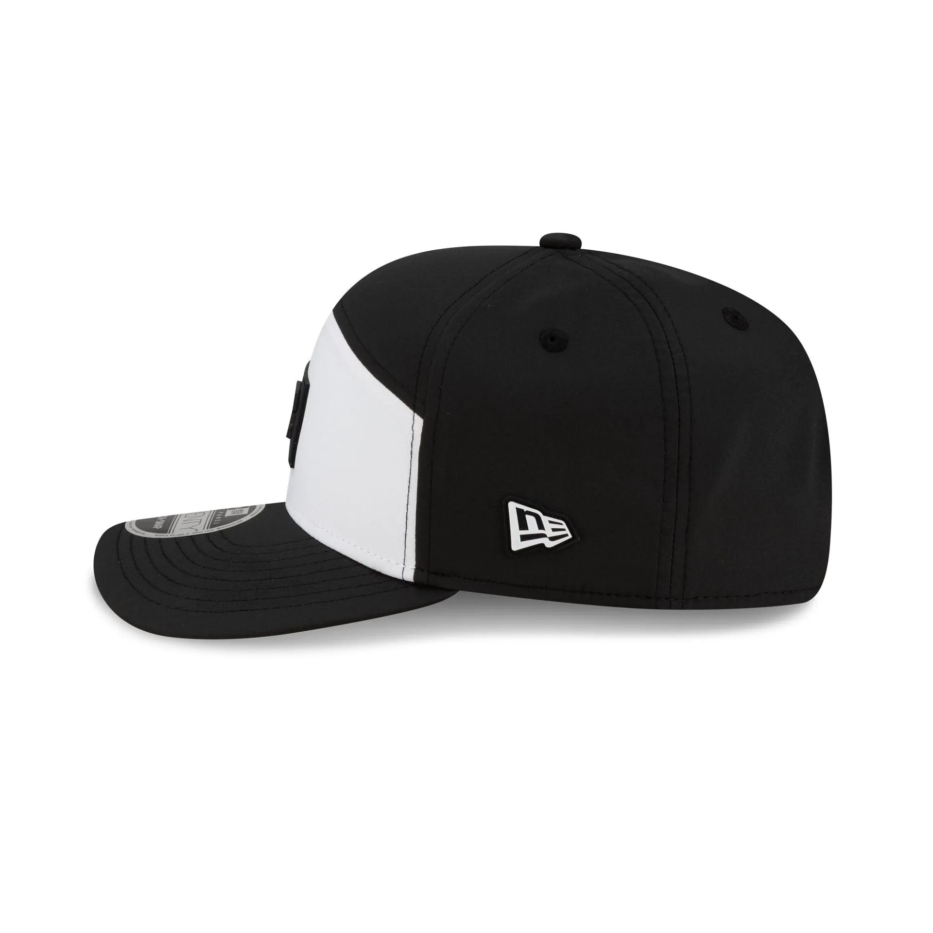 Texas Rangers 2026 Clubhouse Black & White Split Panel 9SEVENTY Stretch-Snap Hat sold by New Era product image thumbnail 5