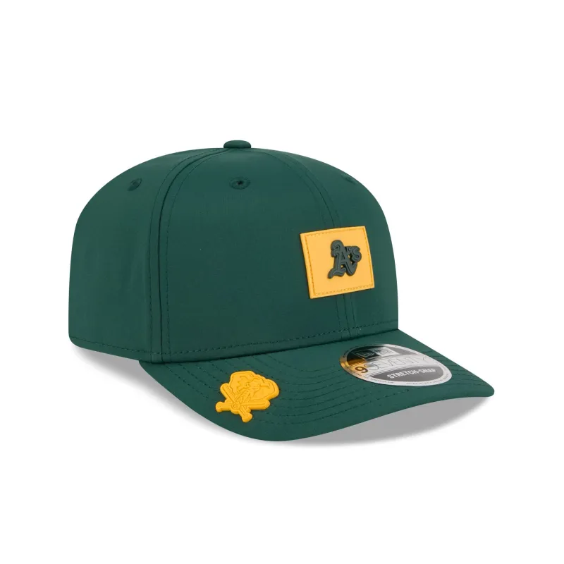 Athletics 2026 Clubhouse 9SEVENTY Stretch-Snap Hat sold by New Era