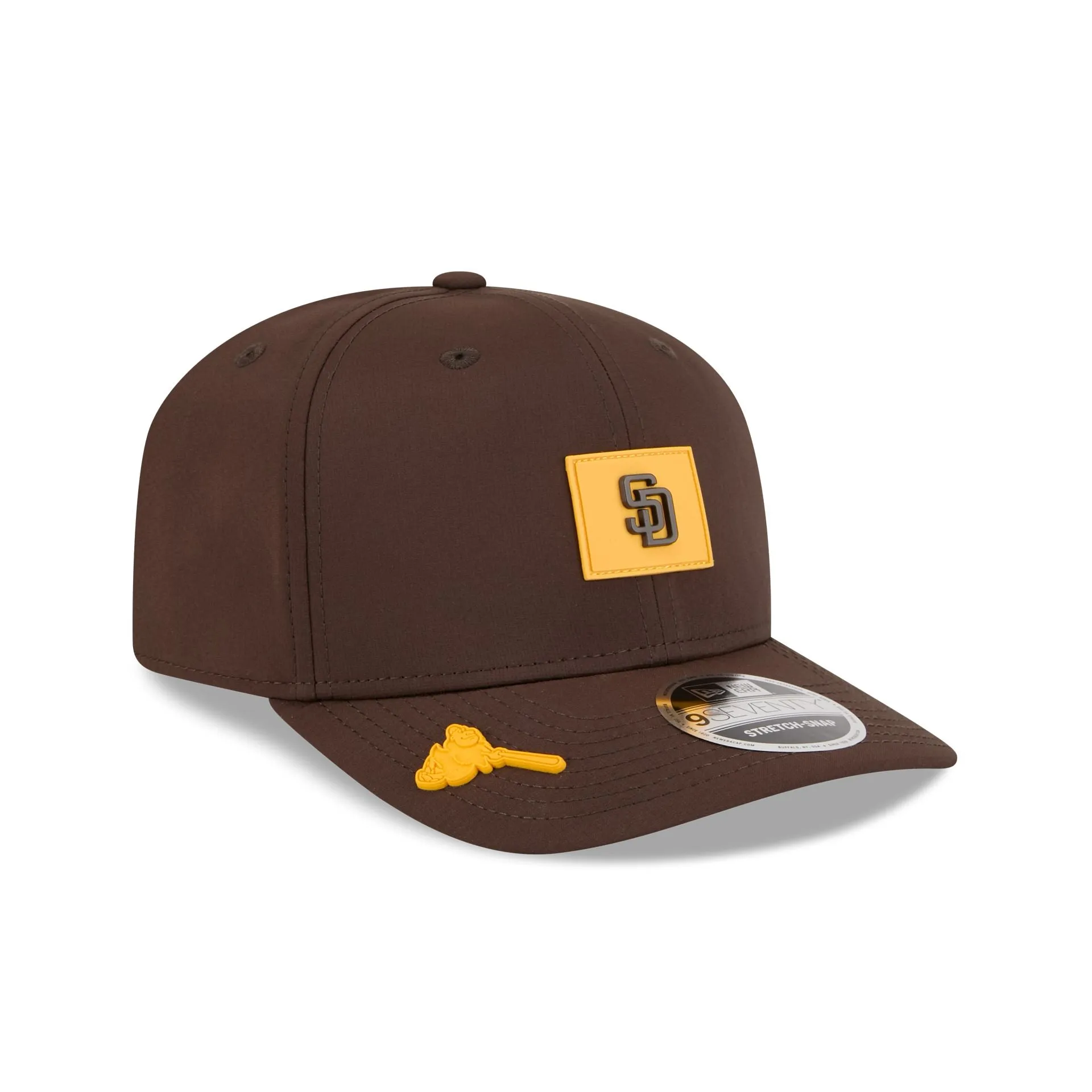 San Diego Padres 2026 Clubhouse 9SEVENTY Stretch-Snap Hat sold by New Era