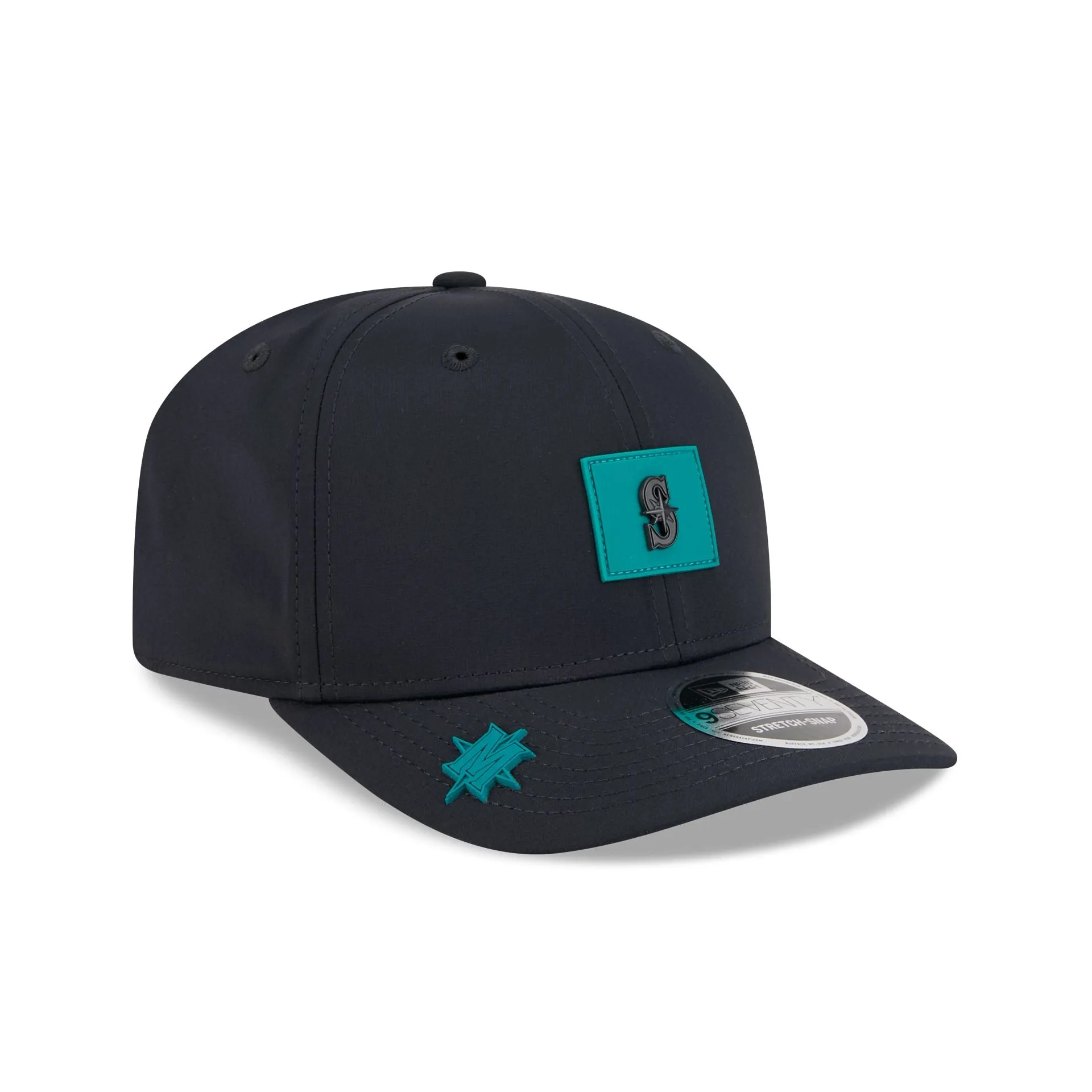Seattle Mariners 2026 Clubhouse 9SEVENTY Stretch-Snap Hat sold by New Era
