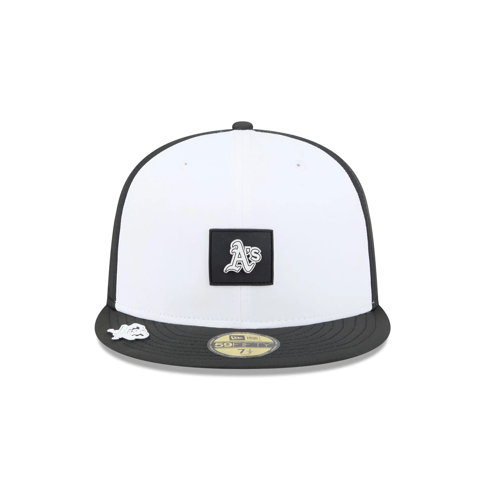Athletics 2026 Clubhouse Black & White 59FIFTY Fitted Hat sold by New Era product image thumbnail 2