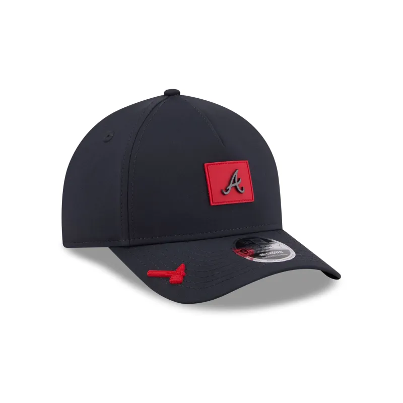 Atlanta Braves 2026 Clubhouse 9FORTY M-Crown A-Frame Snapback Hat made by New Era