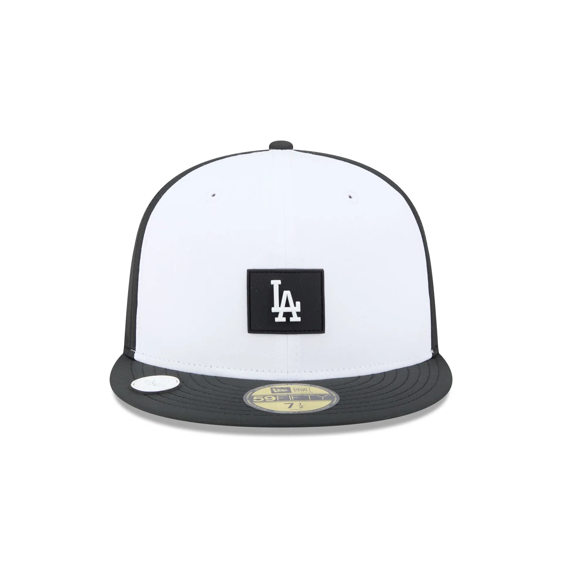 Los Angeles Dodgers 2026 Clubhouse Black & White 59FIFTY Fitted Hat sold by New Era product image thumbnail 2