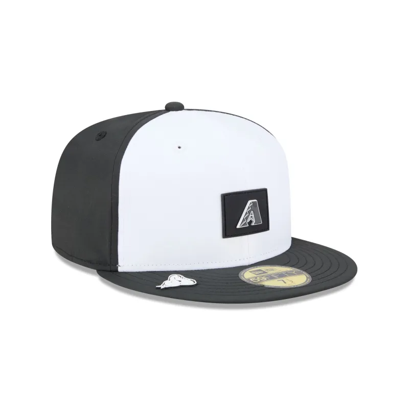 Arizona Diamondbacks 2026 Clubhouse Black & White 59FIFTY Fitted Hat sold by New Era