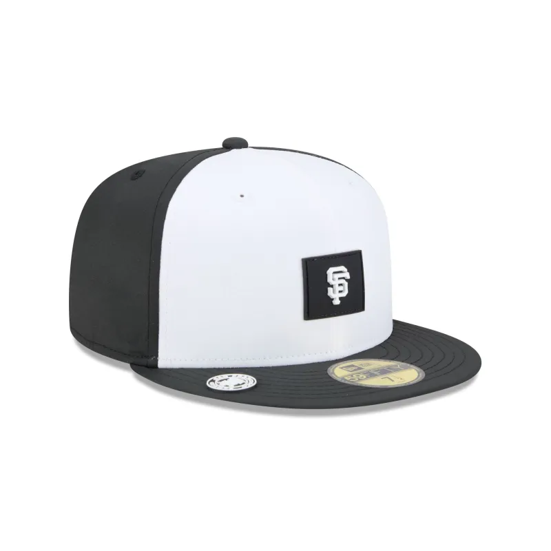 San Francisco Giants 2026 Clubhouse Black & White 59FIFTY Fitted Hat sold by New Era
