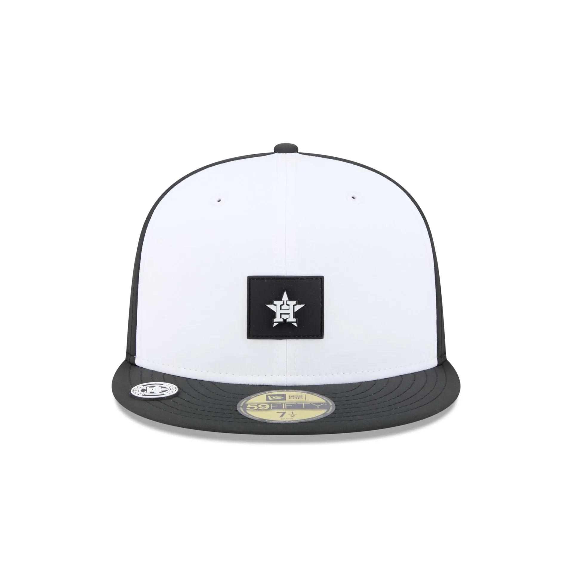Houston Astros 2026 Clubhouse Black & White 59FIFTY Fitted Hat sold by New Era product image thumbnail 2