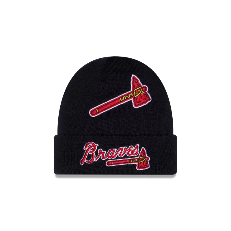 Atlanta Braves 2026 Clubhouse Cuff Knit Beanie Hat made by New Era