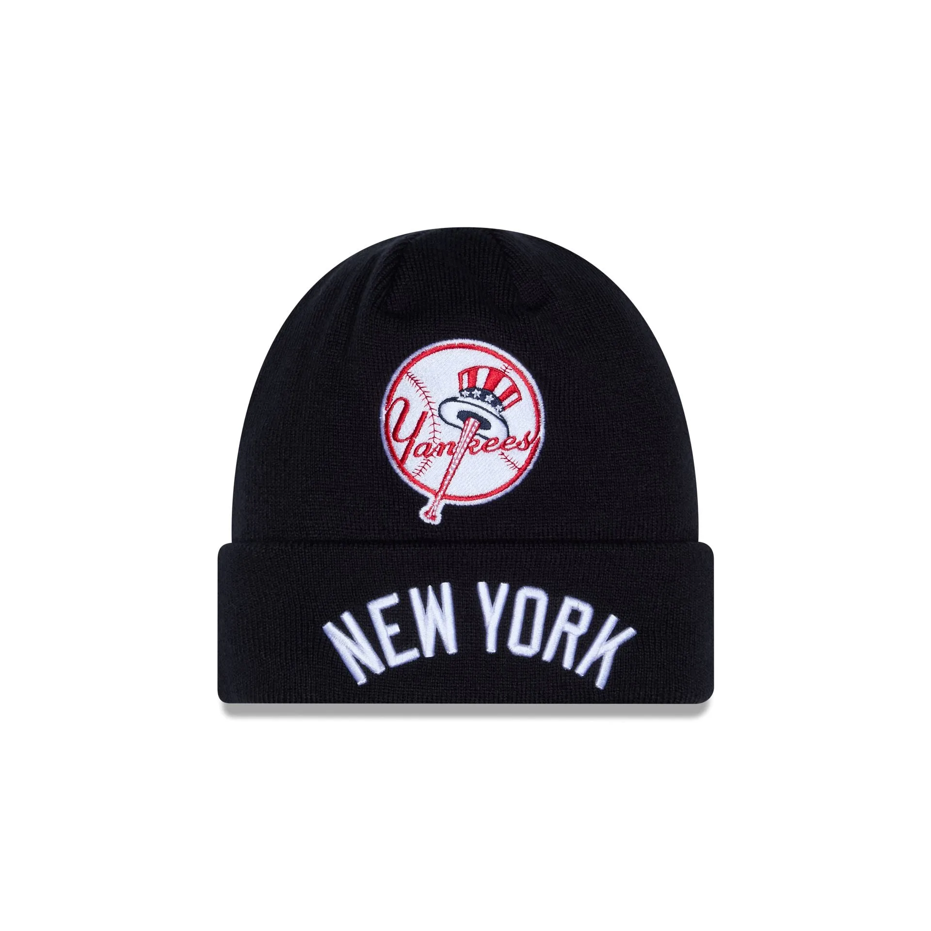 New York Yankees 2026 Clubhouse Cuff Knit Beanie Hat sold by New Era