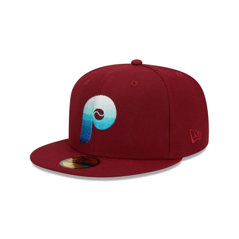 Philadelphia Phillies Metallic Gradient 59FIFTY Fitted Hat sold by New Era