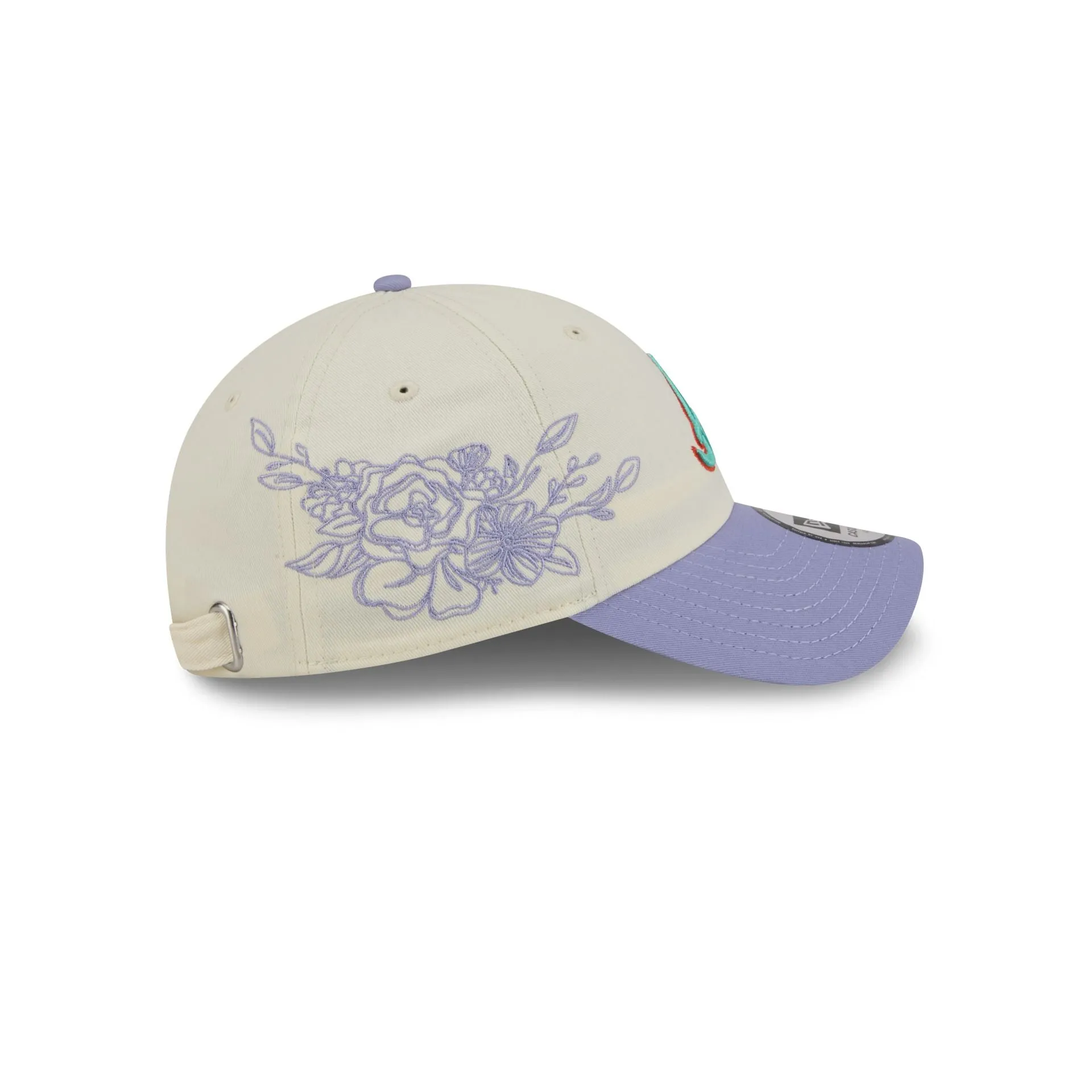 Atlanta Braves Lavender Flowers Casual Classic Adjustable Hat sold by New Era product image thumbnail 4