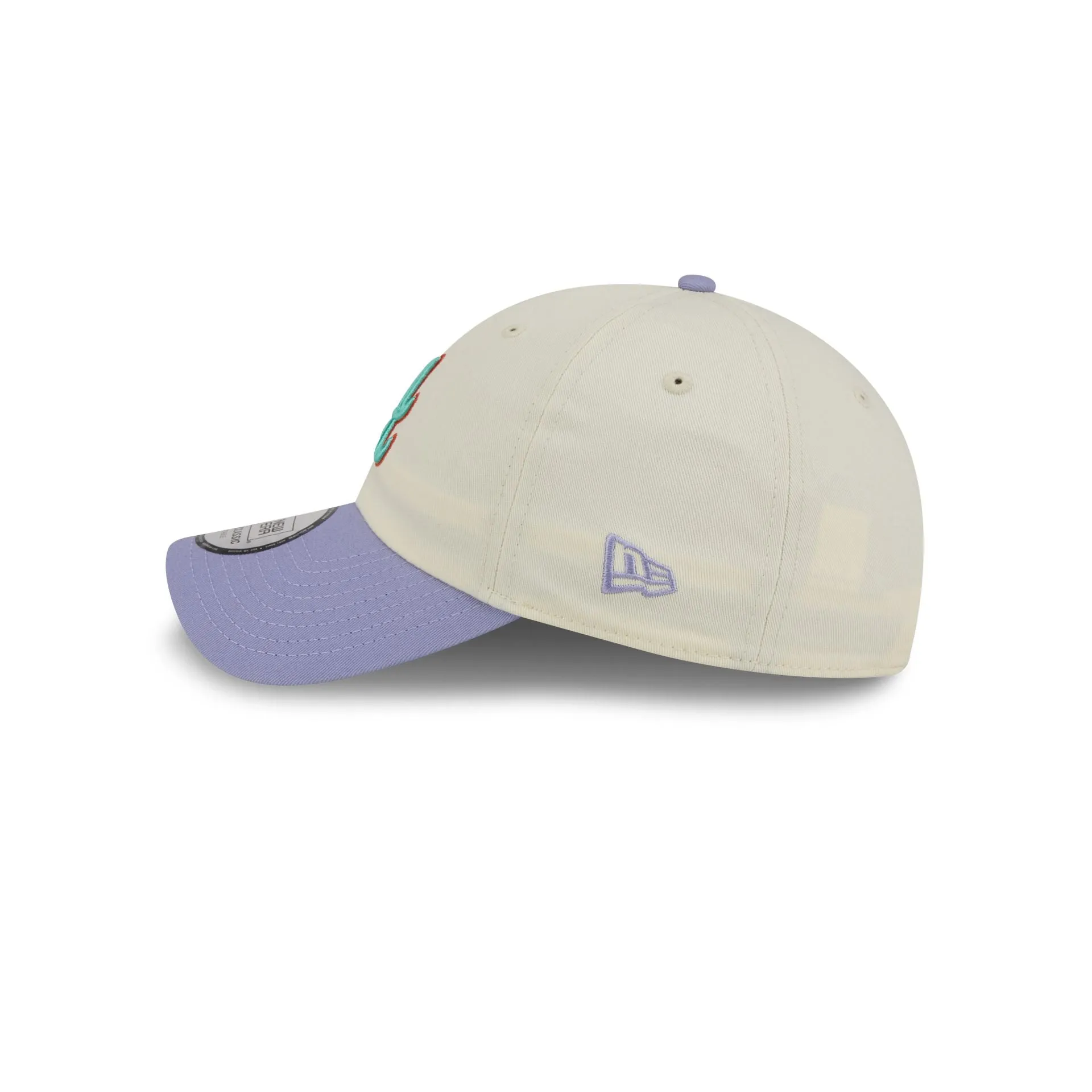 Atlanta Braves Lavender Flowers Casual Classic Adjustable Hat sold by New Era product image thumbnail 5