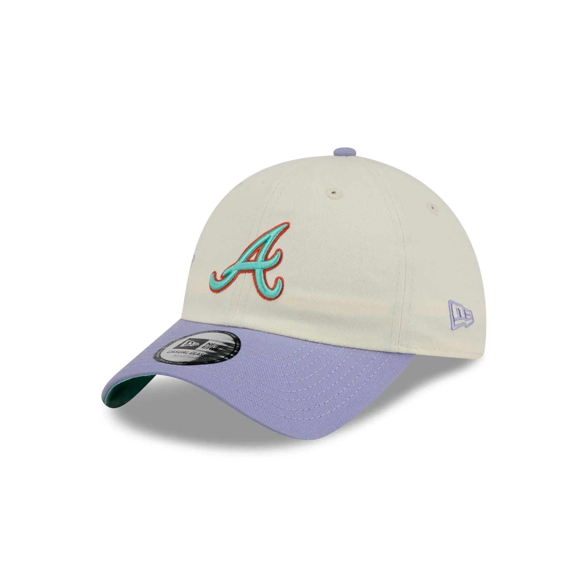Atlanta Braves Lavender Flowers Casual Classic Adjustable Hat sold by New Era product image thumbnail 3