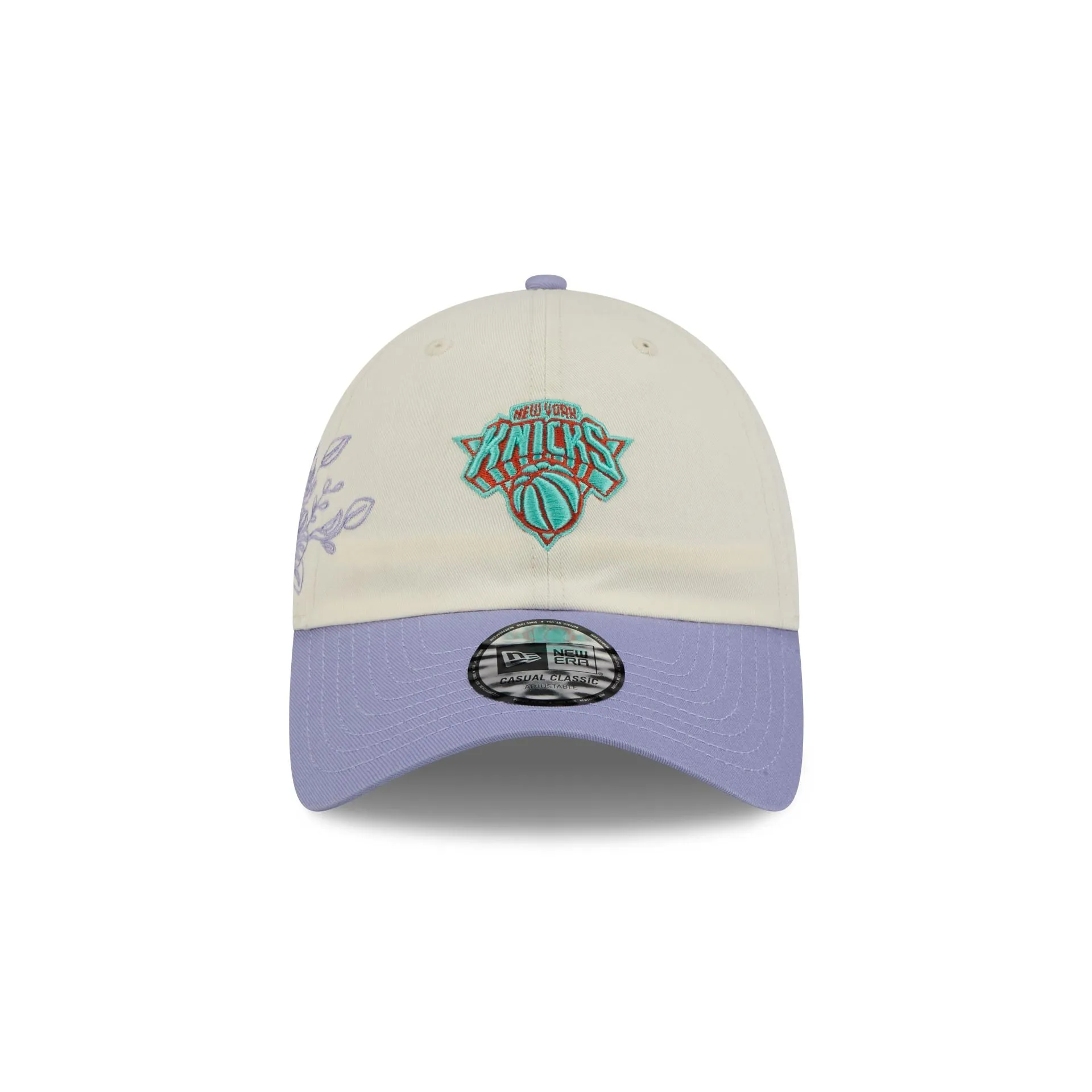New York Knicks Lavender Flowers Casual Classic Adjustable Hat sold by New Era product image thumbnail 2