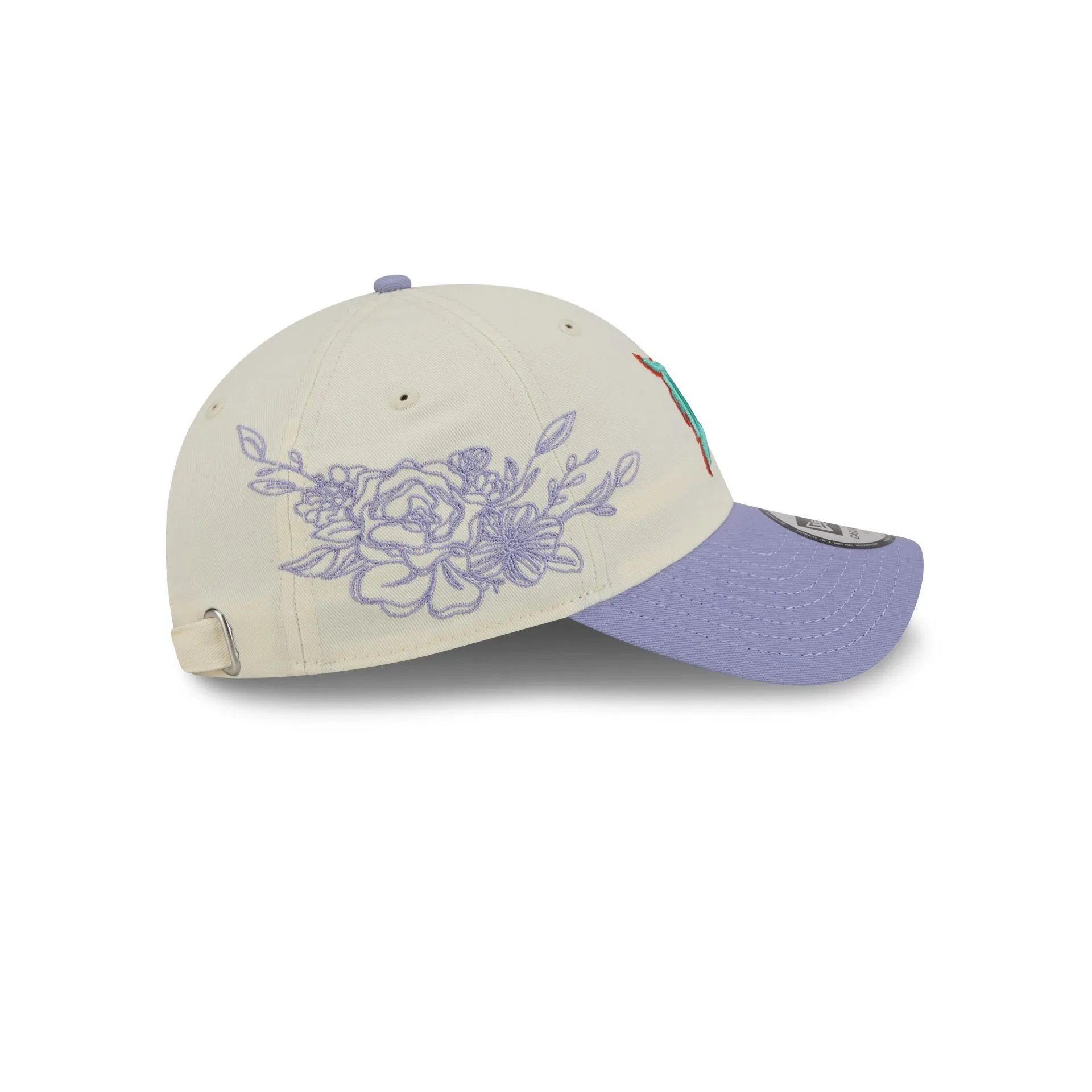 Detroit Tigers Lavender Flowers Casual Classic Adjustable Hat sold by New Era product image thumbnail 4