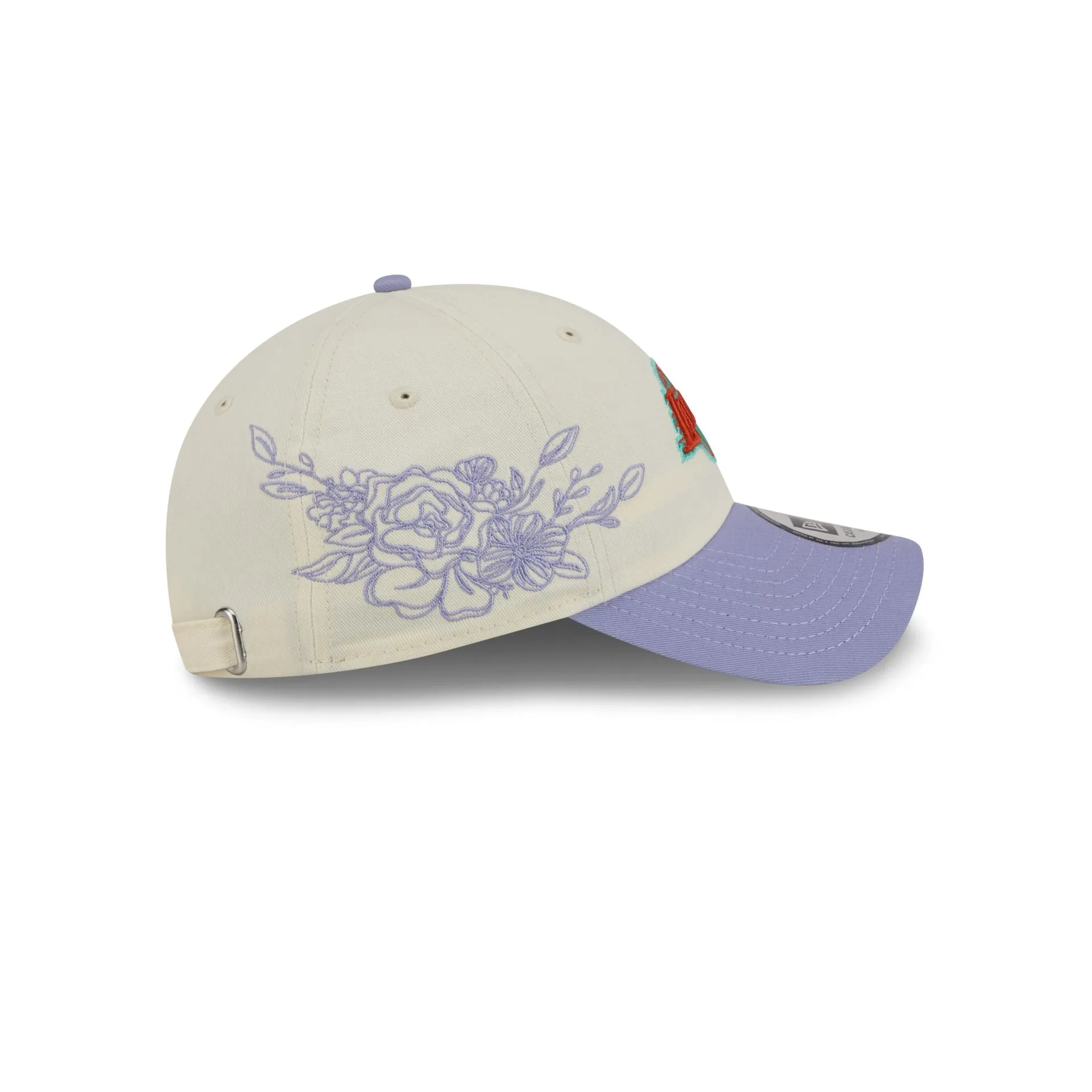 Los Angeles Lakers Lavender Flowers Casual Classic Adjustable Hat sold by New Era product image thumbnail 4