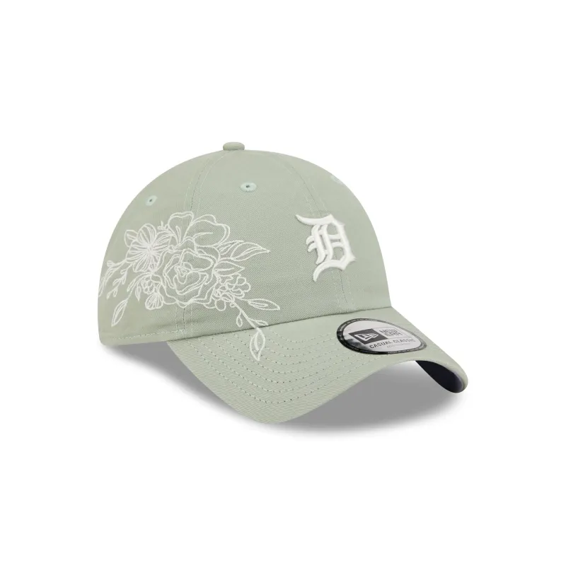 Detroit Tigers Stitched Flowers Casual Classic Adjustable Hat sold by New Era