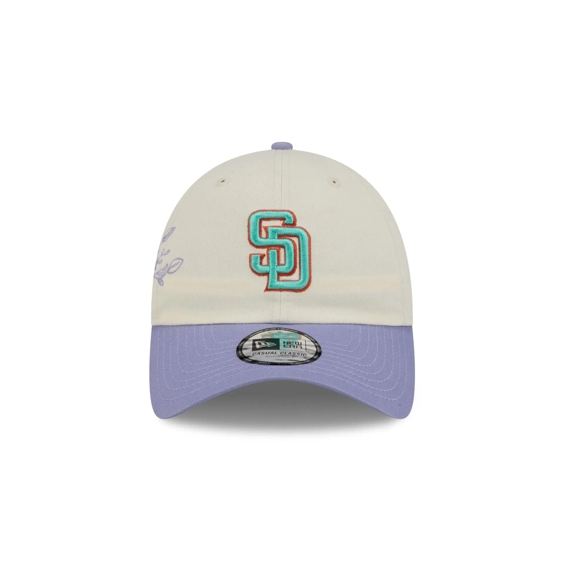 San Diego Padres Lavender Flowers Casual Classic Adjustable Hat sold by New Era product image thumbnail 2