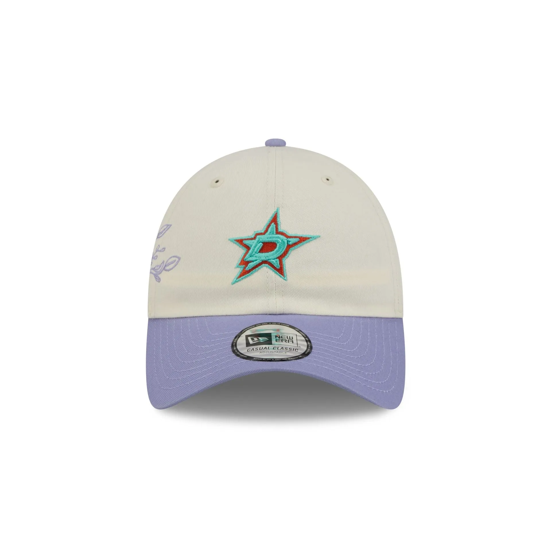 Dallas Stars Lavender Flowers Casual Classic Adjustable Hat sold by New Era product image thumbnail 2