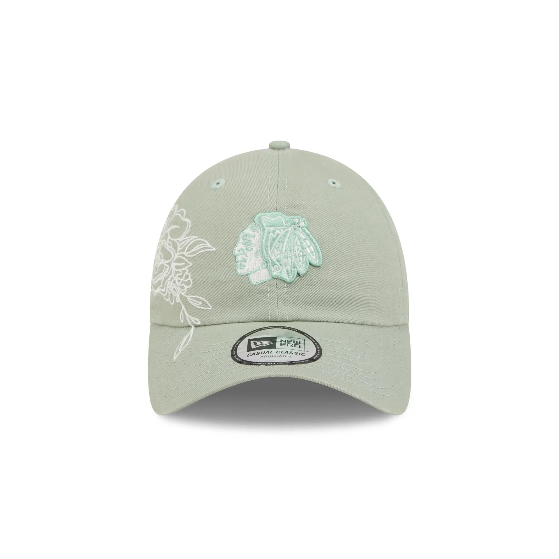 Chicago Blackhawks Stitched Flowers Casual Classic Adjustable Hat sold by New Era product image thumbnail 2