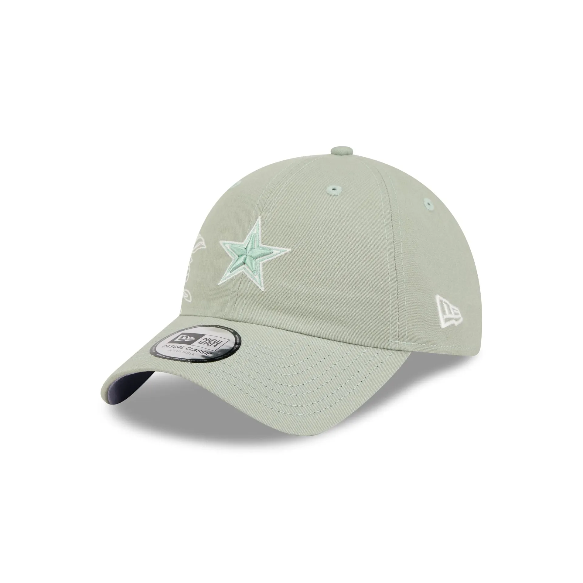 Dallas Cowboys Stitched Flowers Casual Classic Adjustable Hat sold by New Era product image thumbnail 3