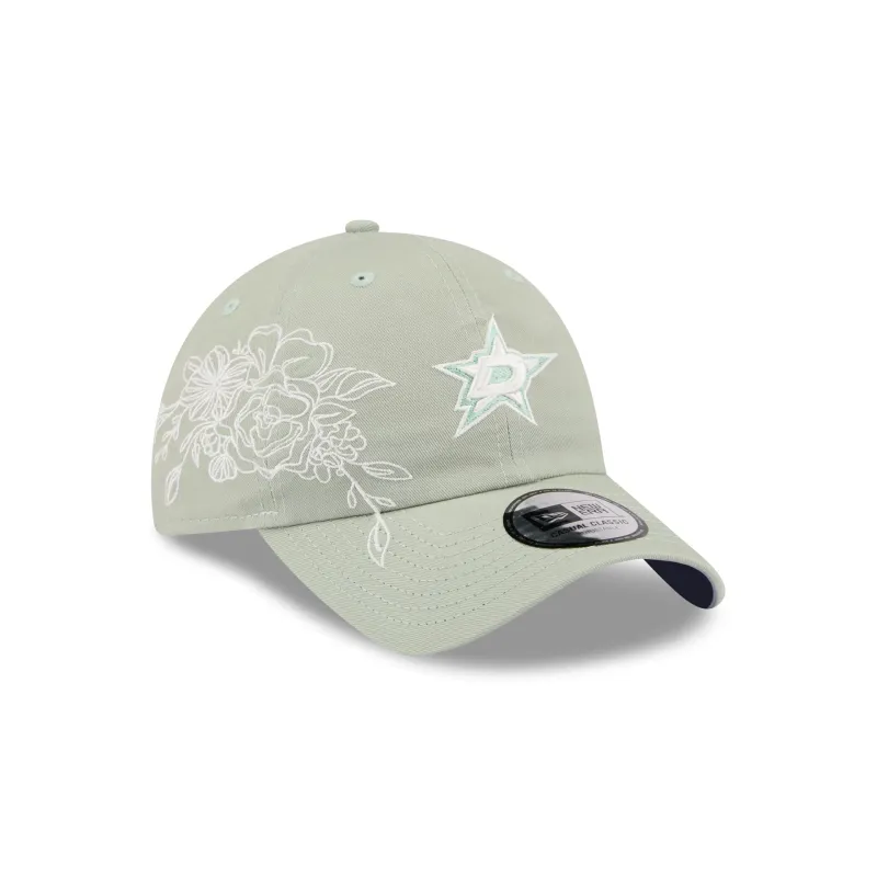 Dallas Stars Stitched Flowers Casual Classic Adjustable Hat sold by New Era