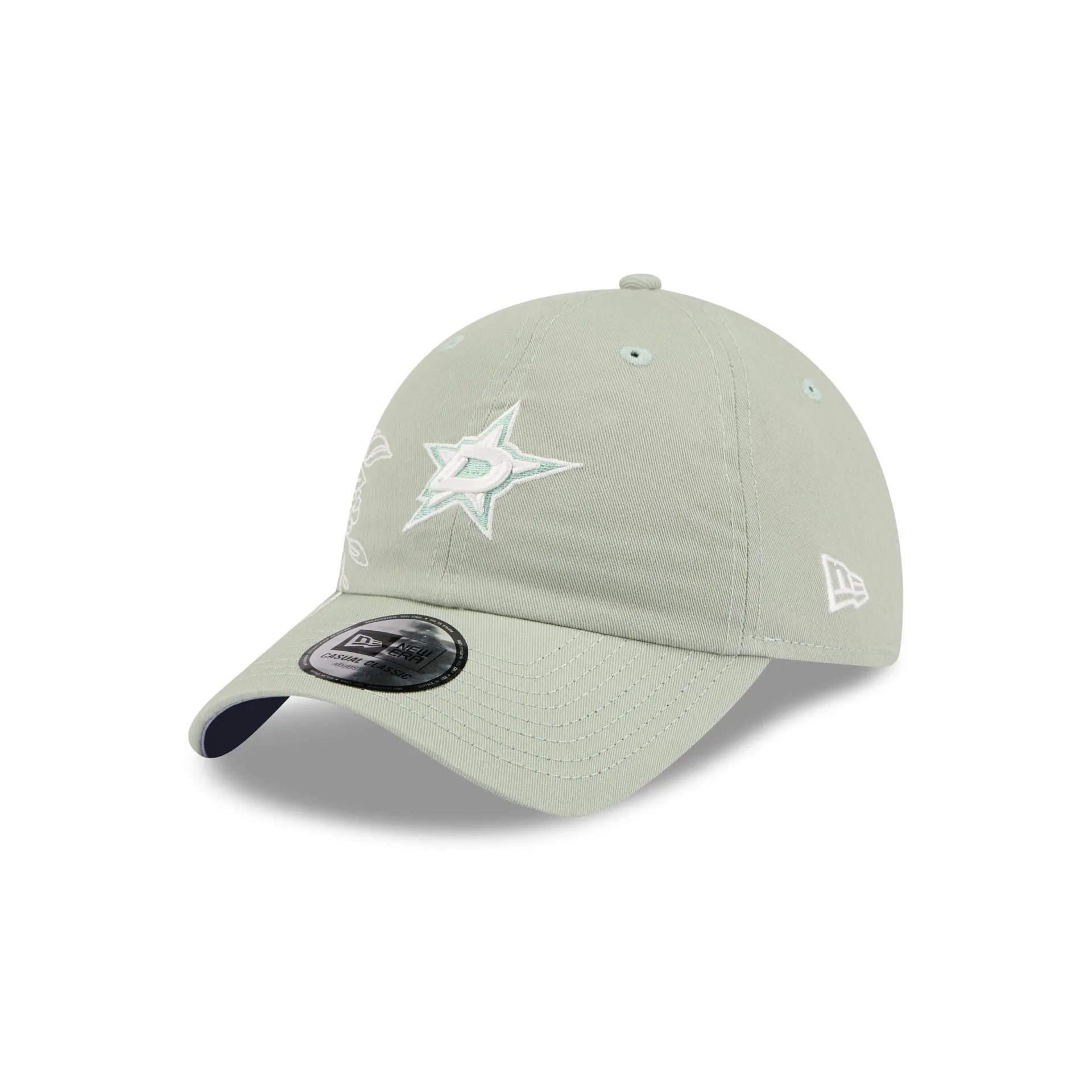 Dallas Stars Stitched Flowers Casual Classic Adjustable Hat sold by New Era product image thumbnail 3