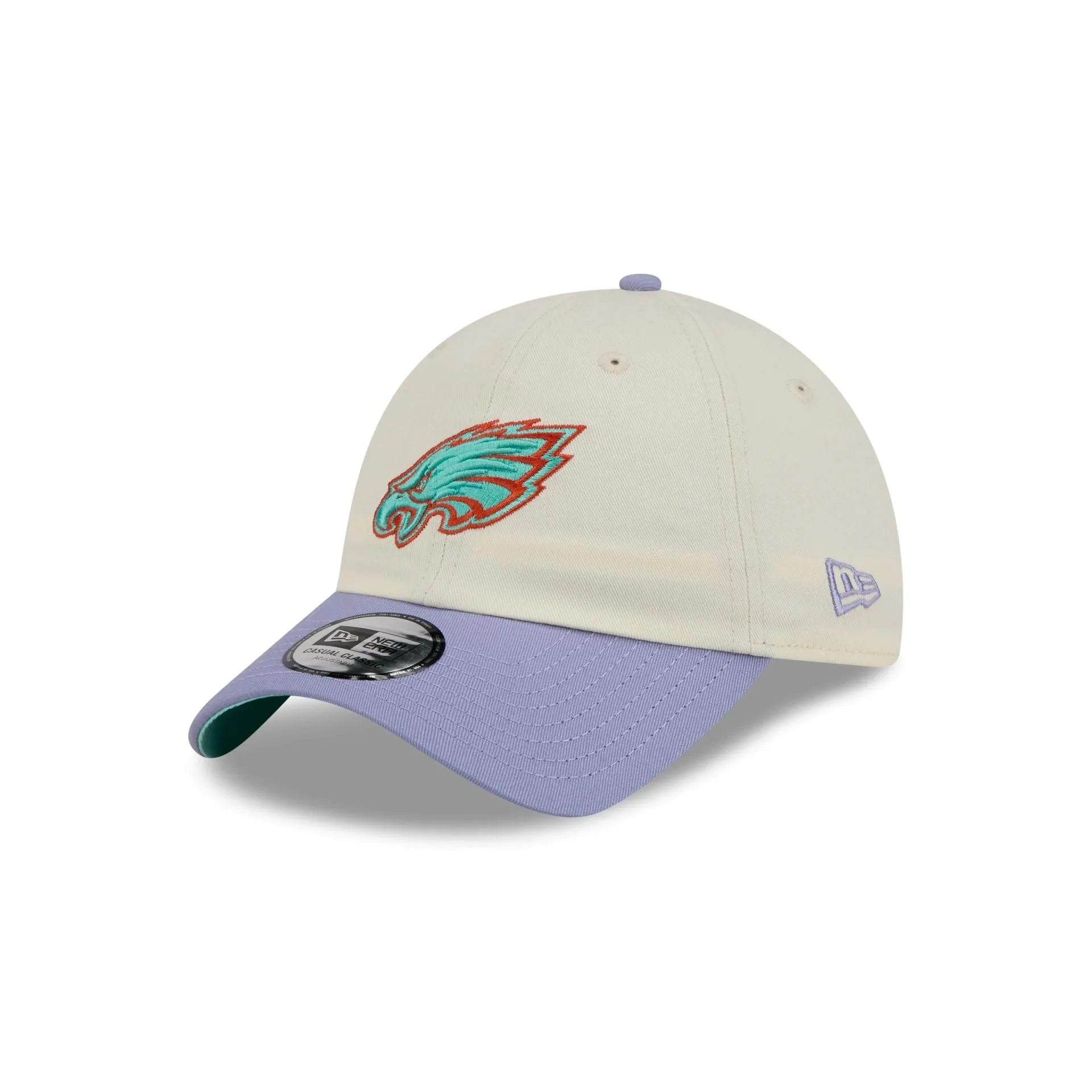 Philadelphia Eagles Lavender Flowers Casual Classic Adjustable Hat sold by New Era product image thumbnail 3