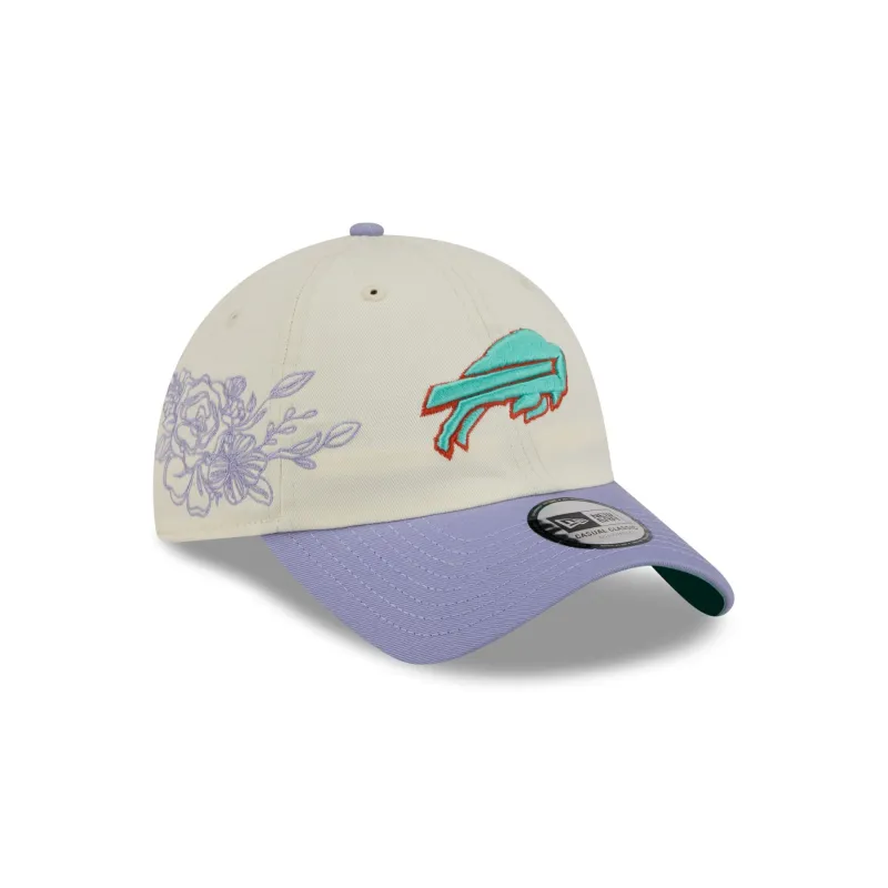 Buffalo Bills Lavender Flowers Casual Classic Adjustable Hat sold by New Era