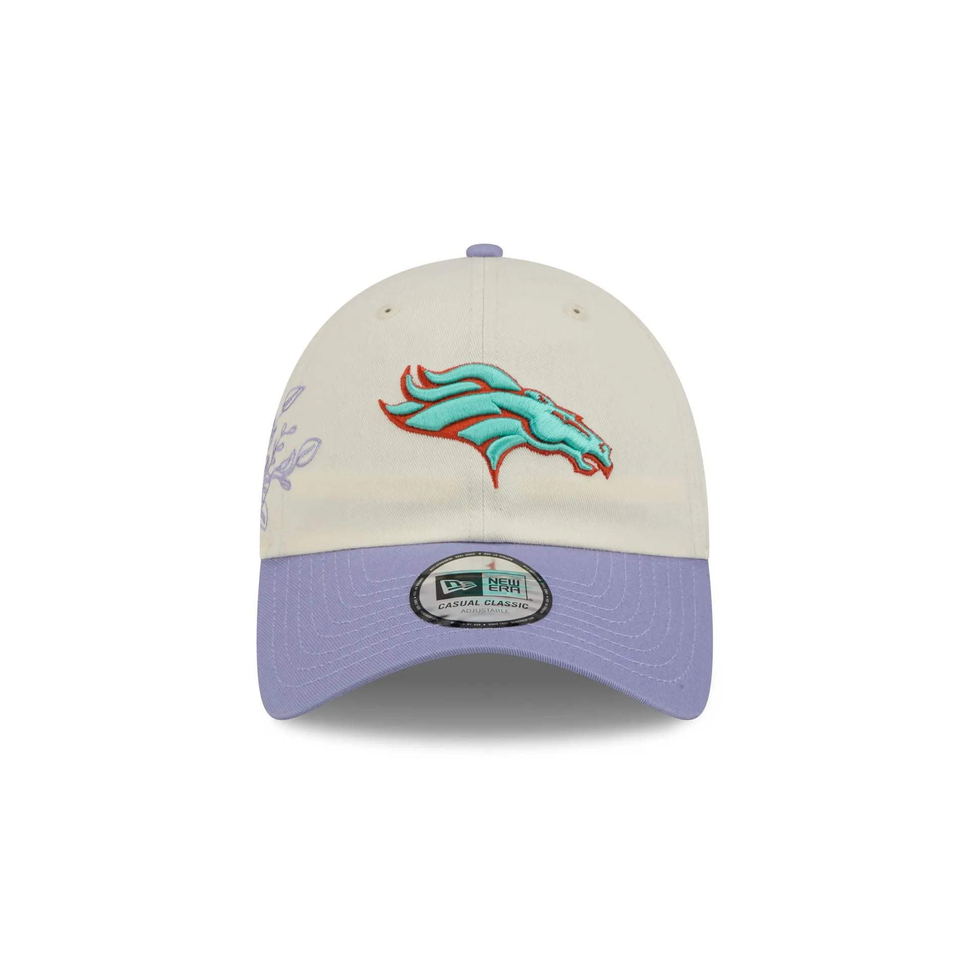 Denver Broncos Lavender Flowers Casual Classic Adjustable Hat sold by New Era product image thumbnail 2