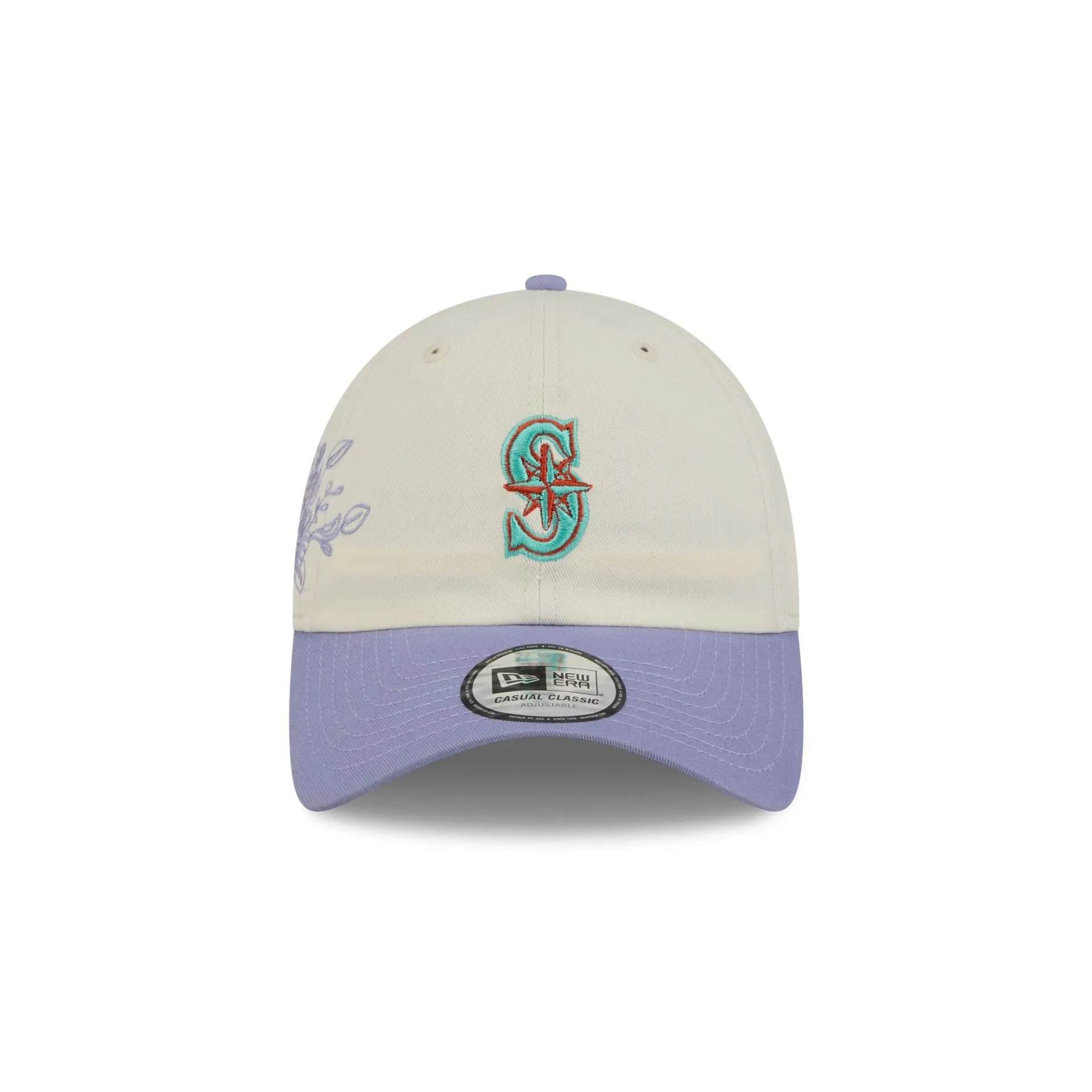 Seattle Mariners Lavender Flowers Casual Classic Adjustable Hat sold by New Era product image thumbnail 2
