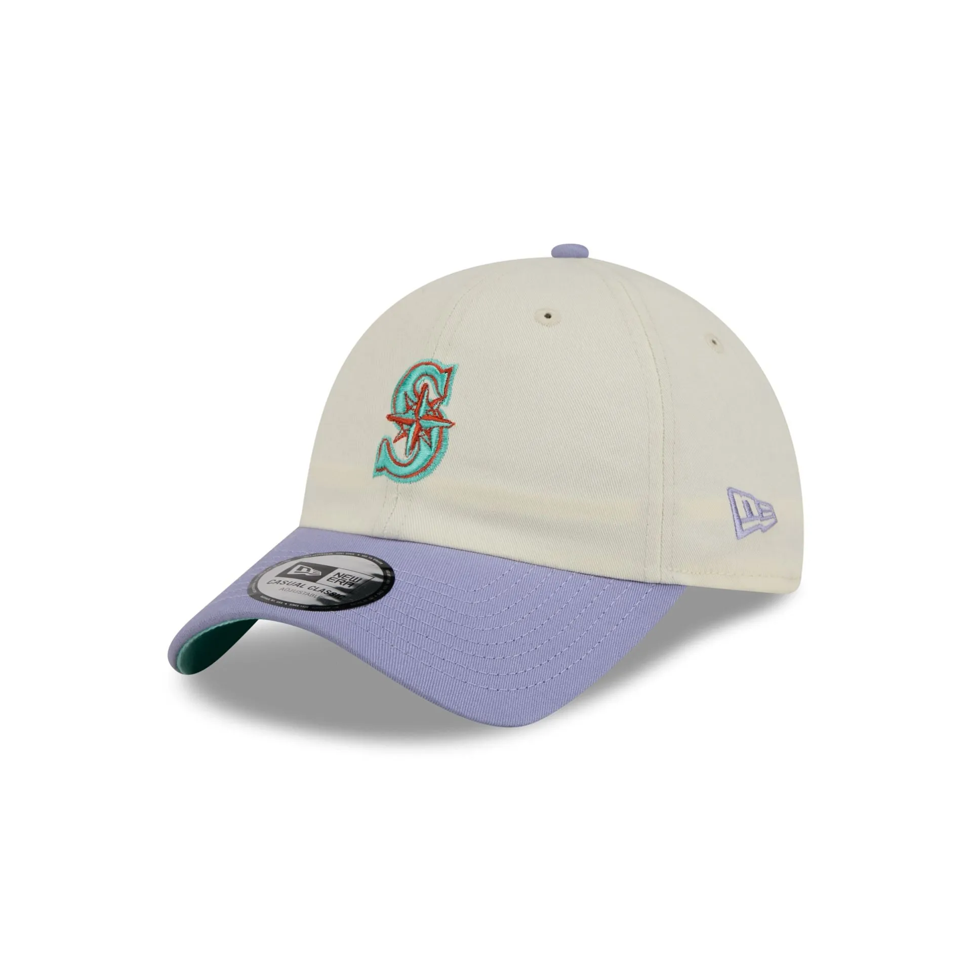 Seattle Mariners Lavender Flowers Casual Classic Adjustable Hat sold by New Era product image thumbnail 3