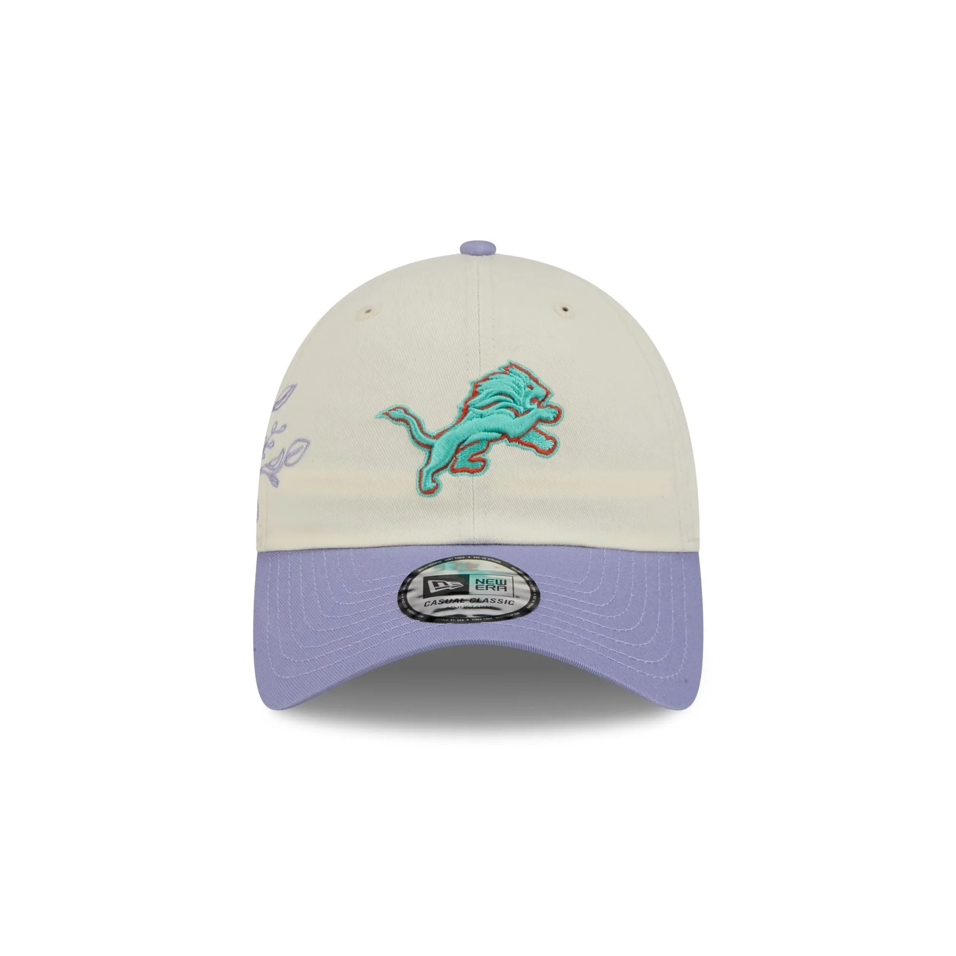 Detroit Lions Lavender Flowers Casual Classic Adjustable Hat sold by New Era product image thumbnail 2