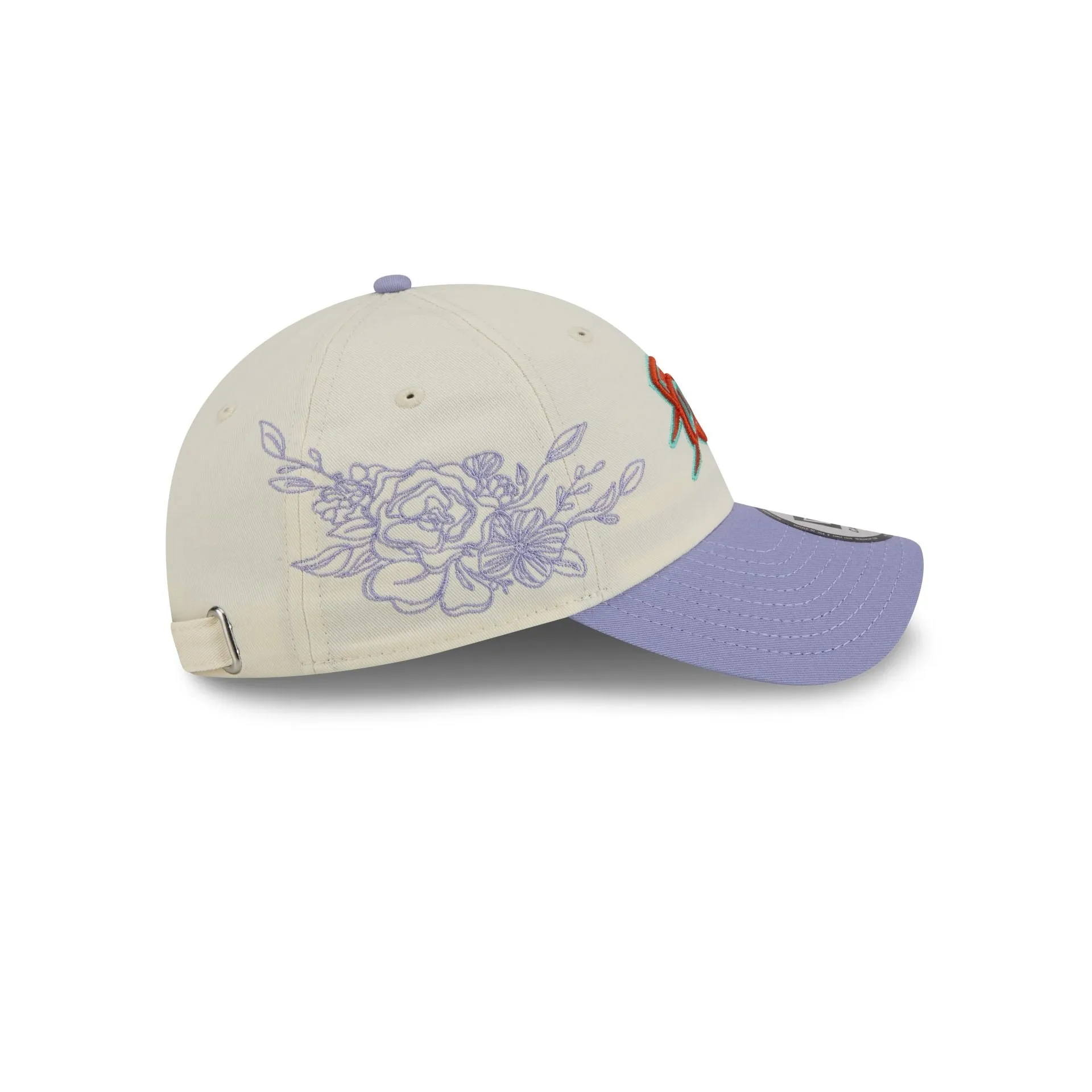 Oklahoma City Thunder Lavender Flowers Casual Classic Adjustable Hat sold by New Era product image thumbnail 4