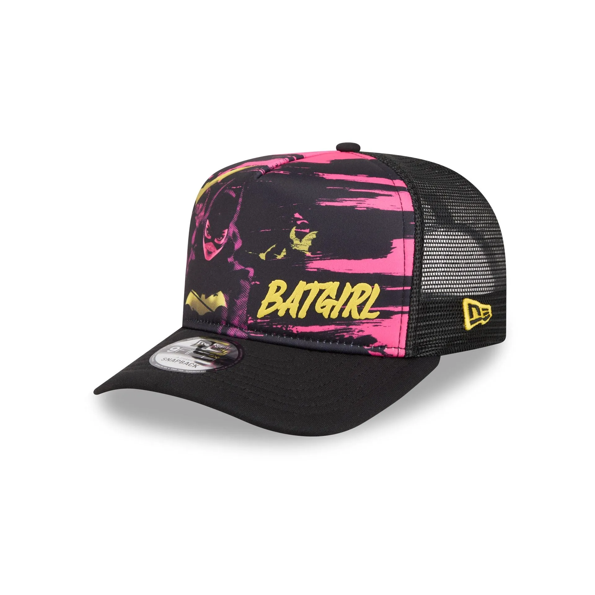 Batgirl Comic Graphic 9FIFTY A-Frame Trucker Hat sold by New Era