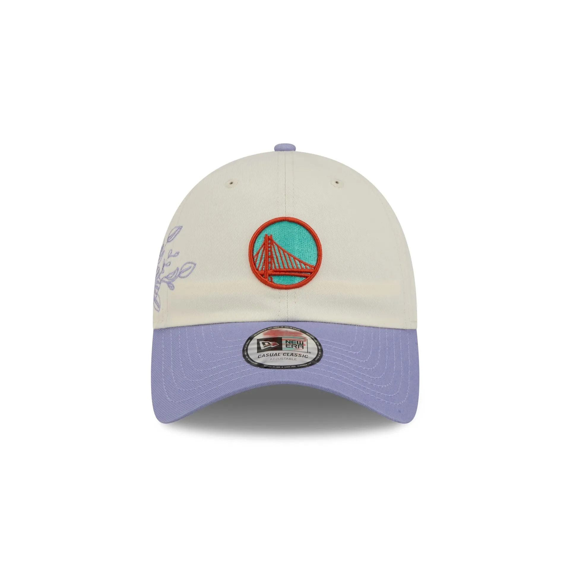 Golden State Warriors Lavender Flowers Casual Classic Adjustable Hat sold by New Era product image thumbnail 2