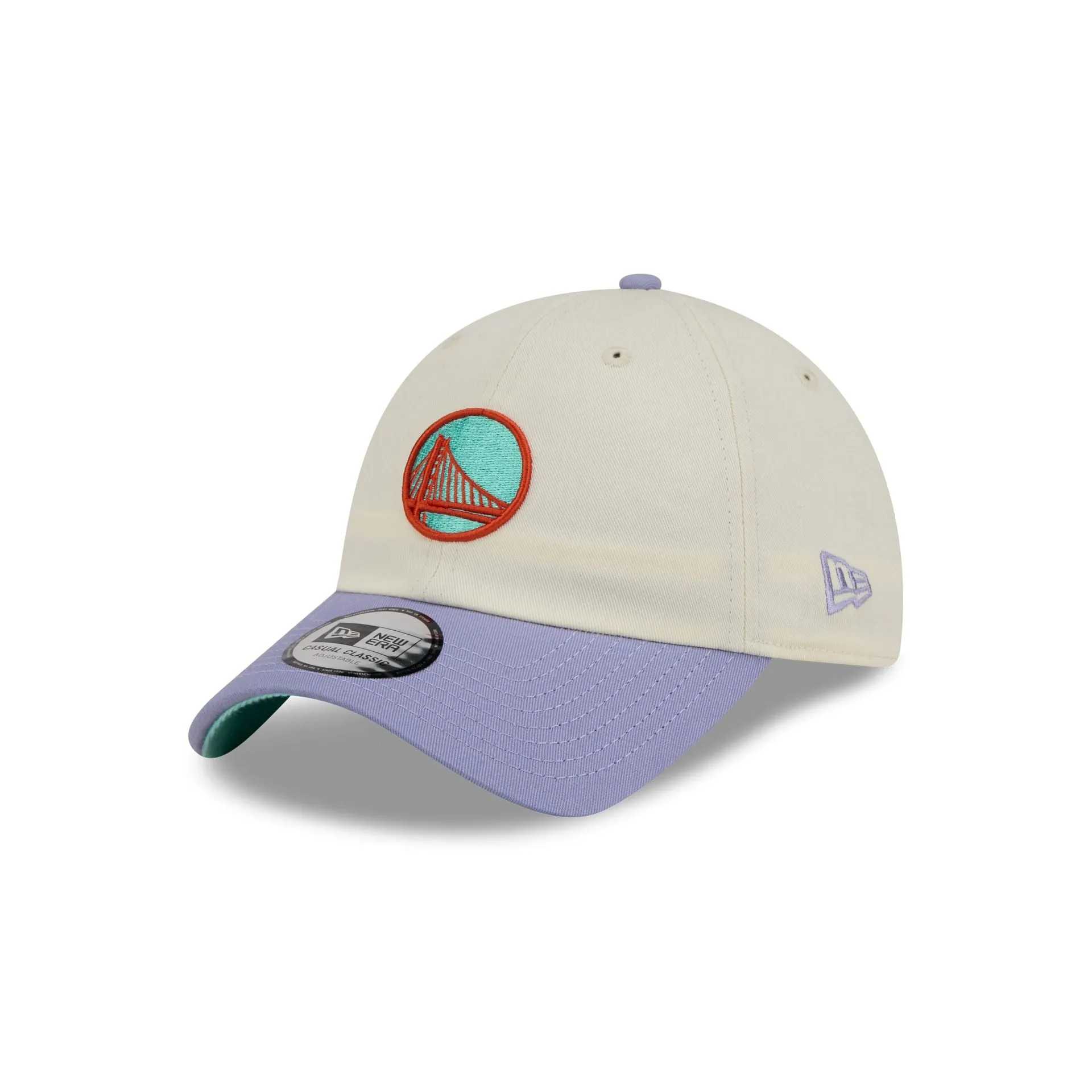 Golden State Warriors Lavender Flowers Casual Classic Adjustable Hat sold by New Era product image thumbnail 3