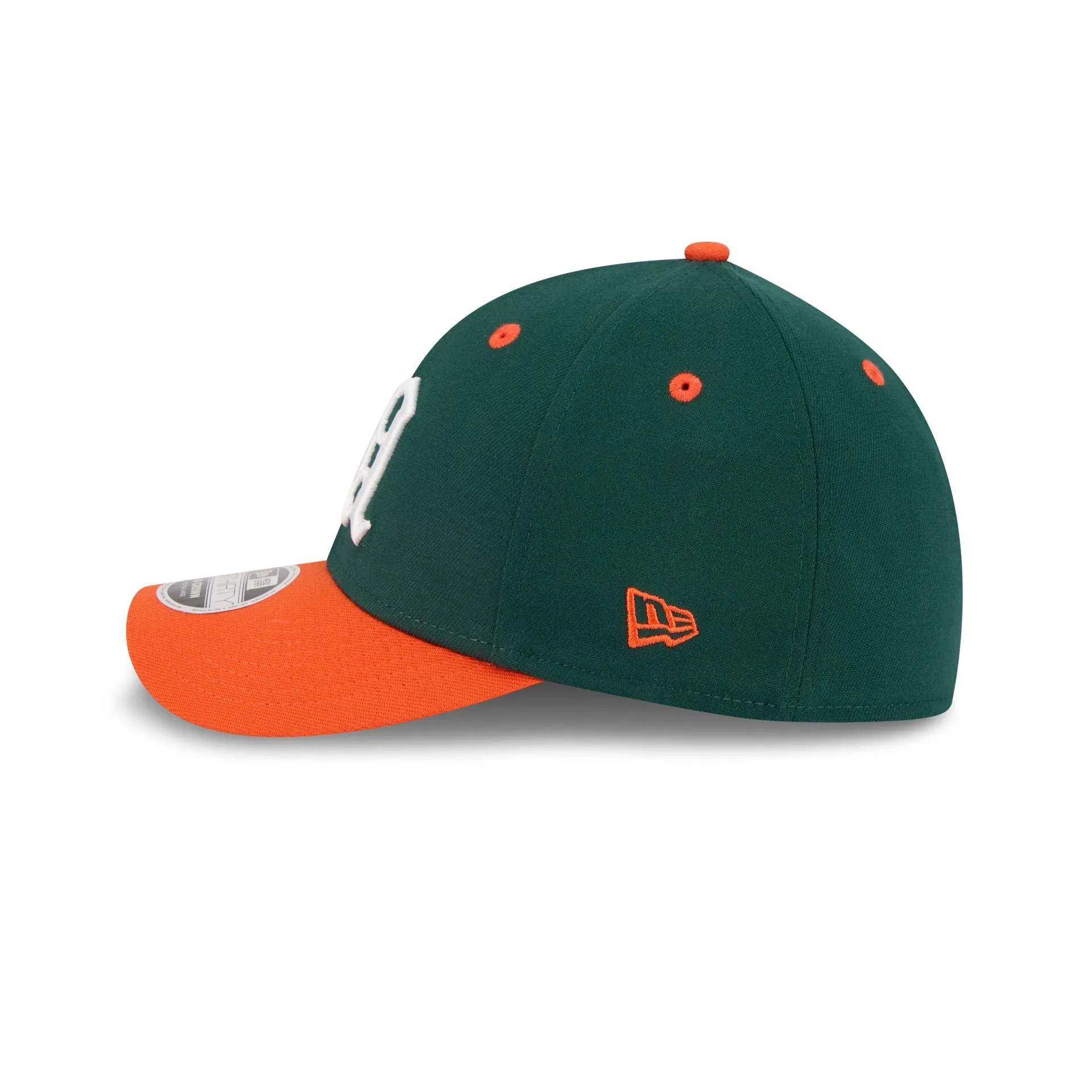 New Era x adidas Miami Hurricanes Dark Green 39THIRTY M-Crown Stretch Fit Hat sold by New Era product image thumbnail 4