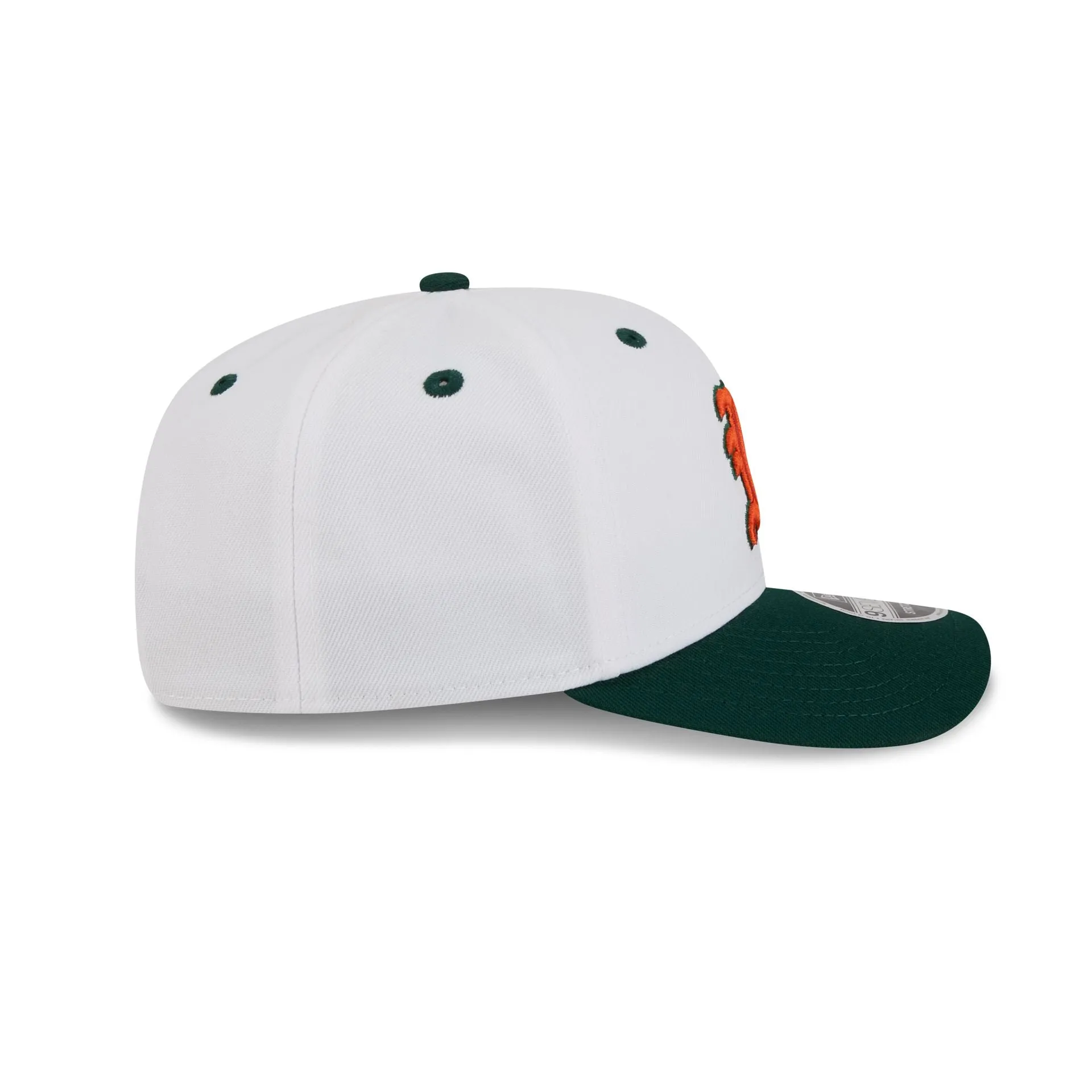 New Era x adidas Miami Hurricanes White 9SEVENTY Stretch-Snap Hat sold by New Era product image thumbnail 5