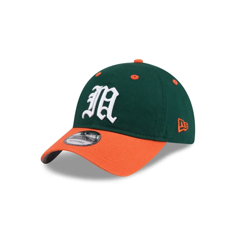 New Era x adidas Miami Hurricanes Green 9TWENTY Adjustable Hat made by New Era