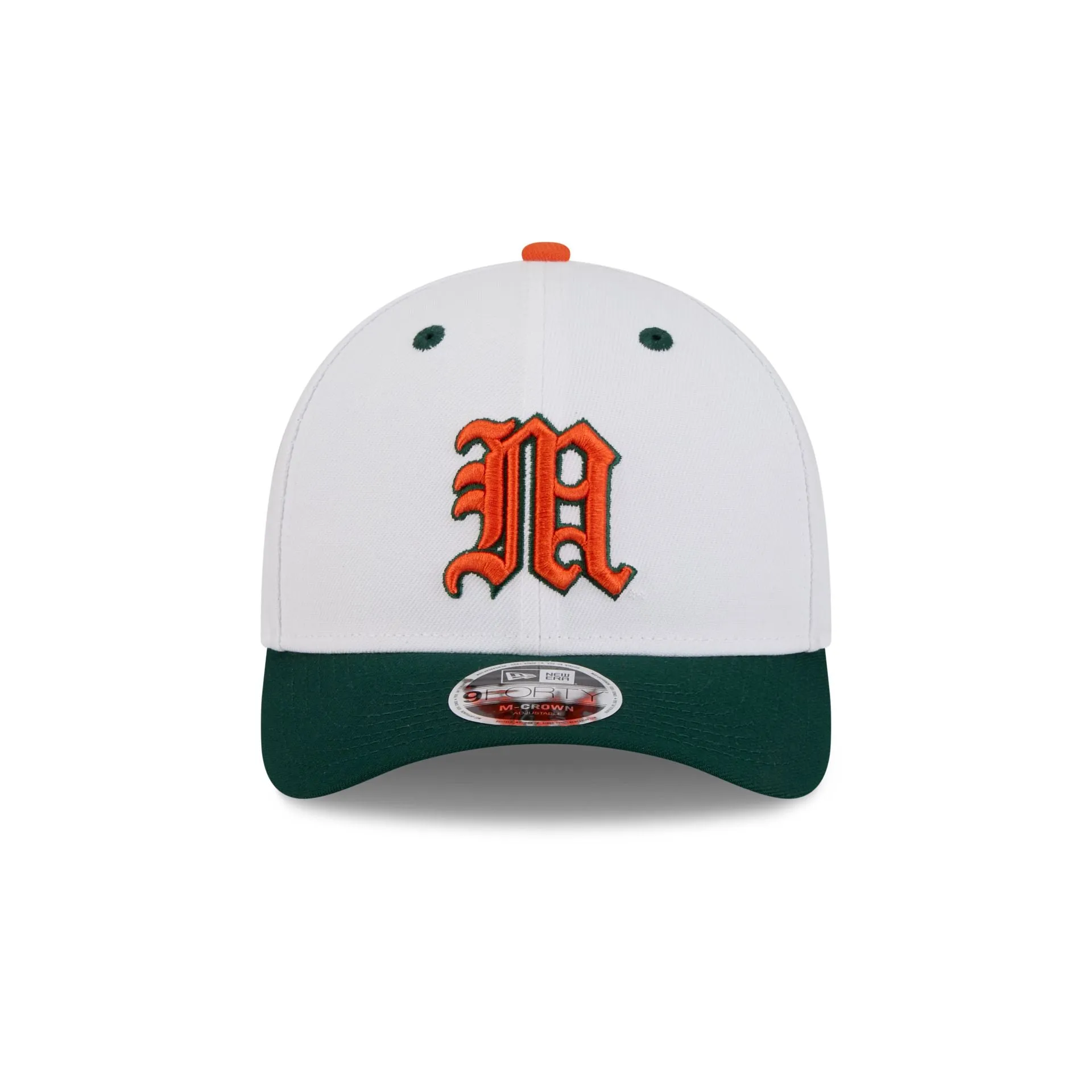 New Era x adidas Miami Hurricanes White 9FORTY M-Crown Snapback Hat sold by New Era product image thumbnail 2