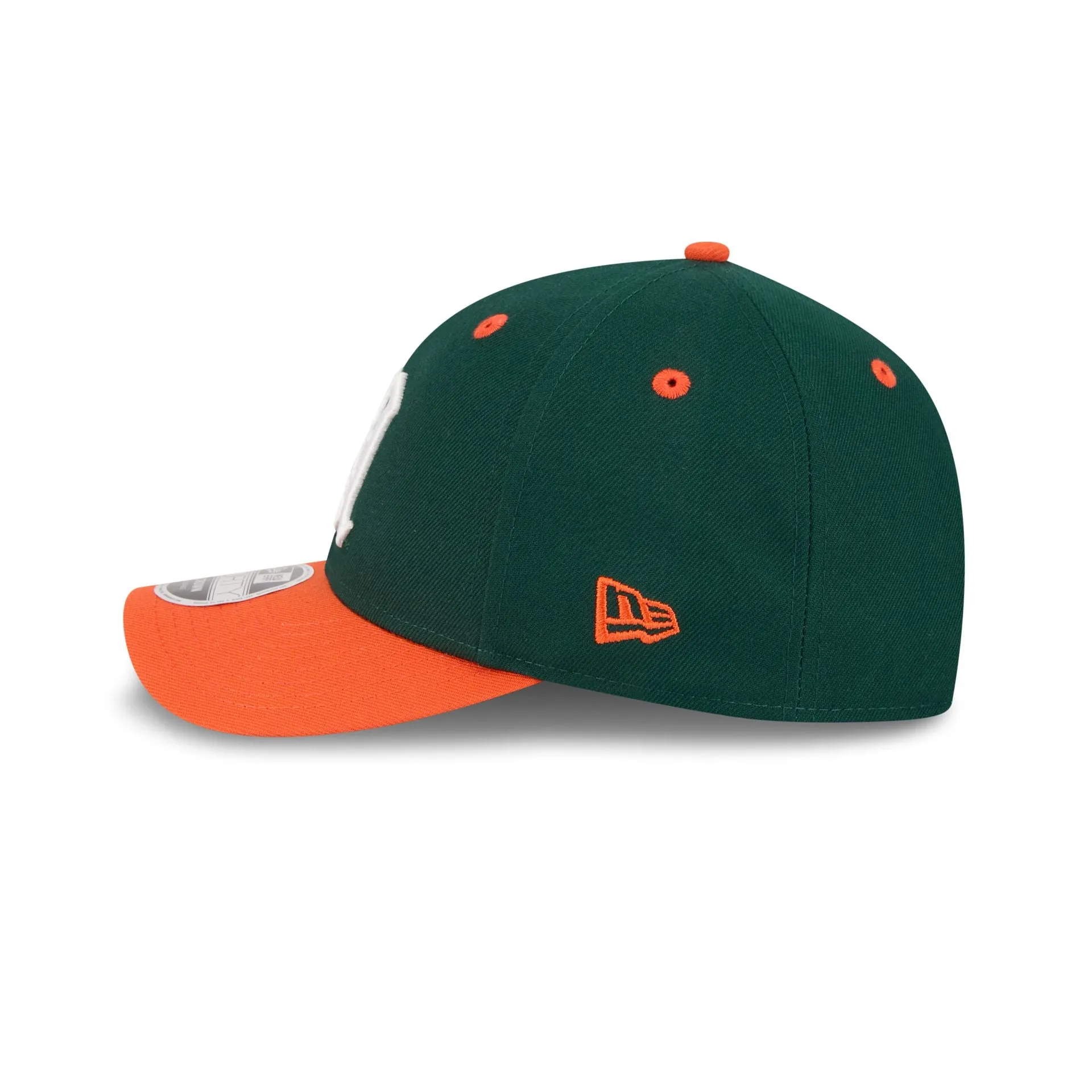 New Era x adidas Miami Hurricanes Dark Green 9FORTY M-Crown Snapback Hat sold by New Era product image thumbnail 4