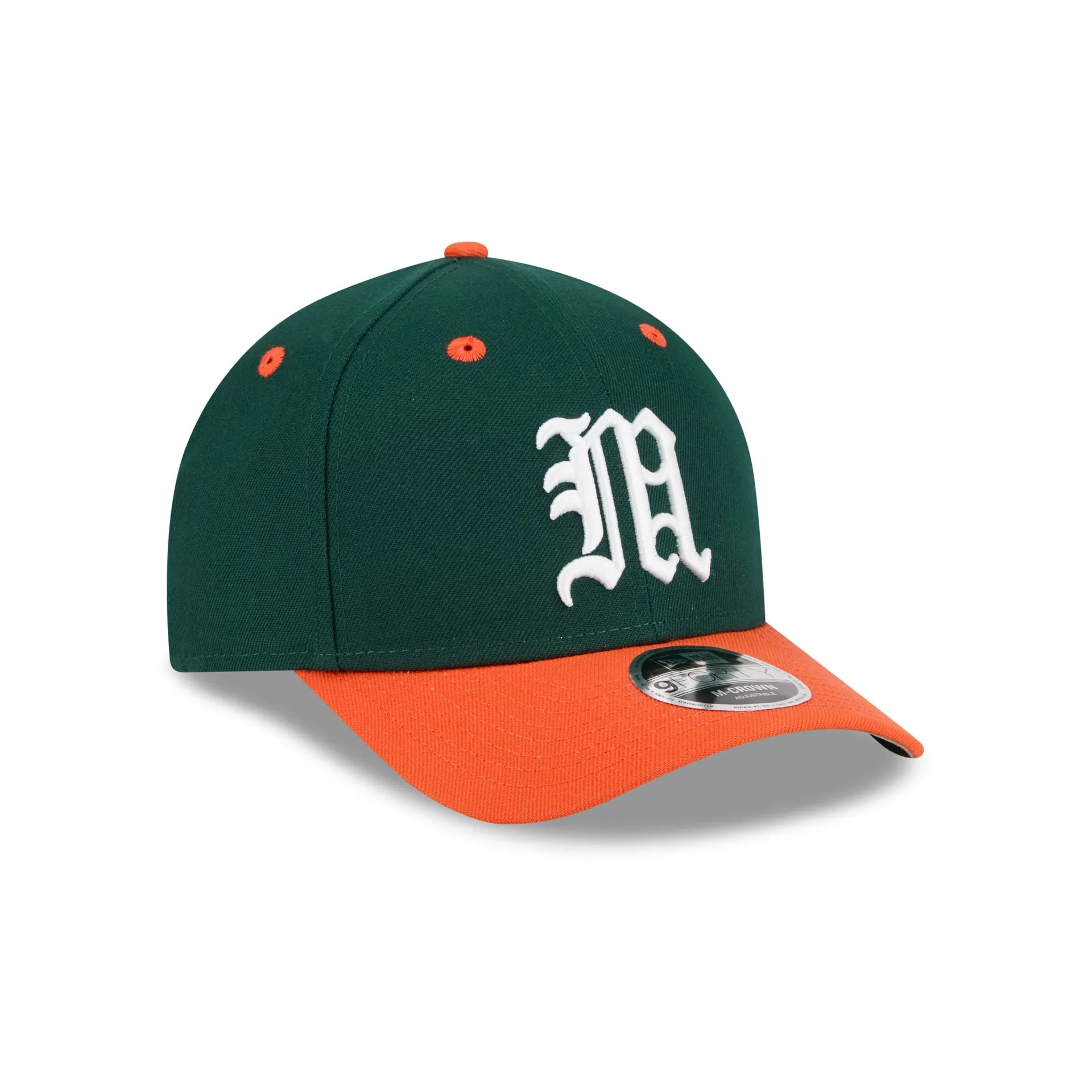New Era x adidas Miami Hurricanes Dark Green 9FORTY M-Crown Snapback Hat sold by New Era product image thumbnail 3