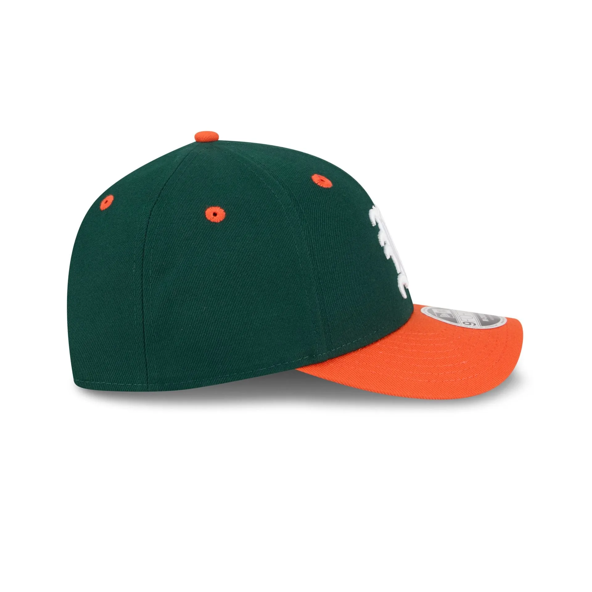 New Era x adidas Miami Hurricanes Dark Green 9FORTY M-Crown Snapback Hat sold by New Era product image thumbnail 5